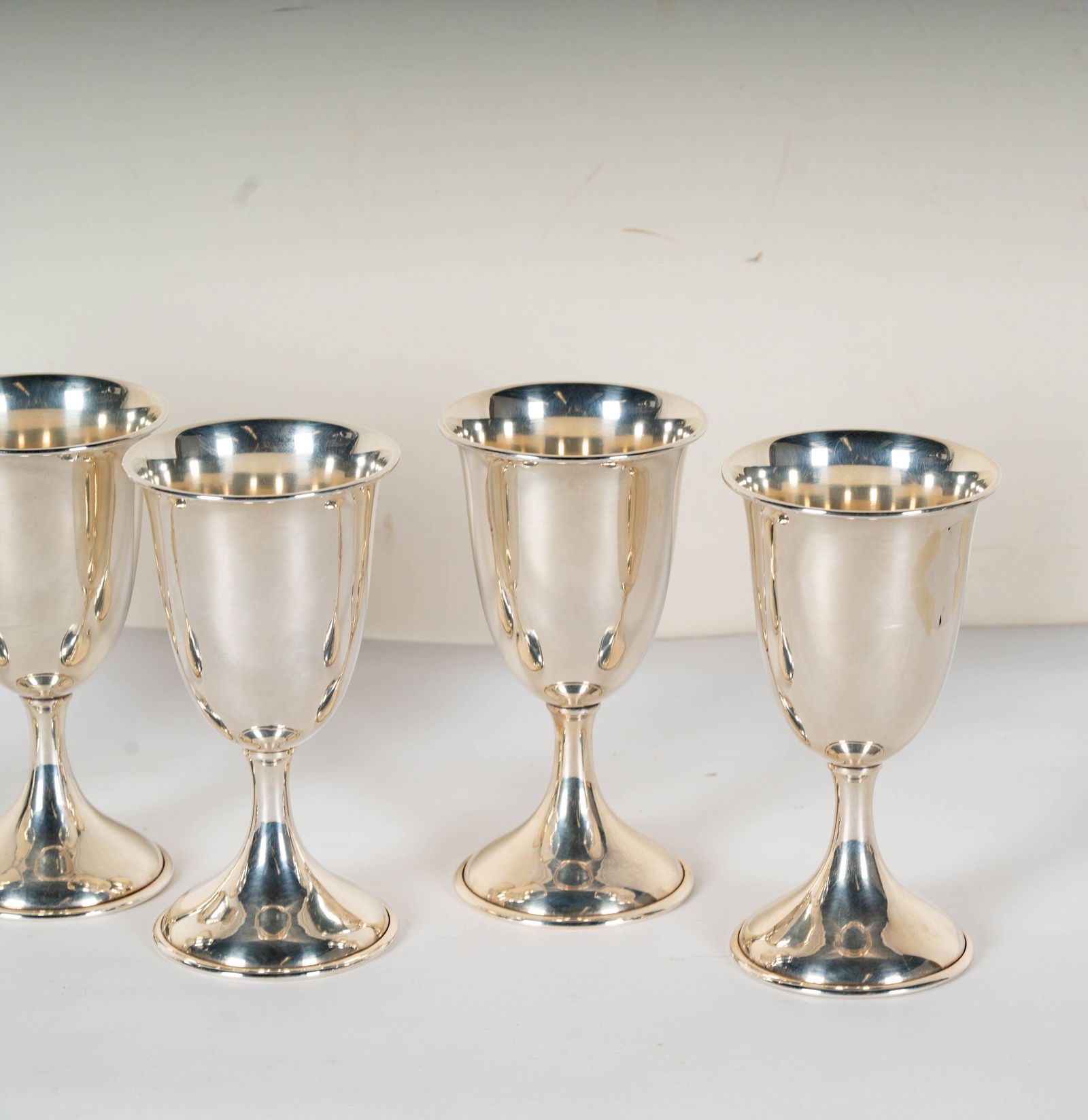 Five Alvin Sterling Glasses - 5