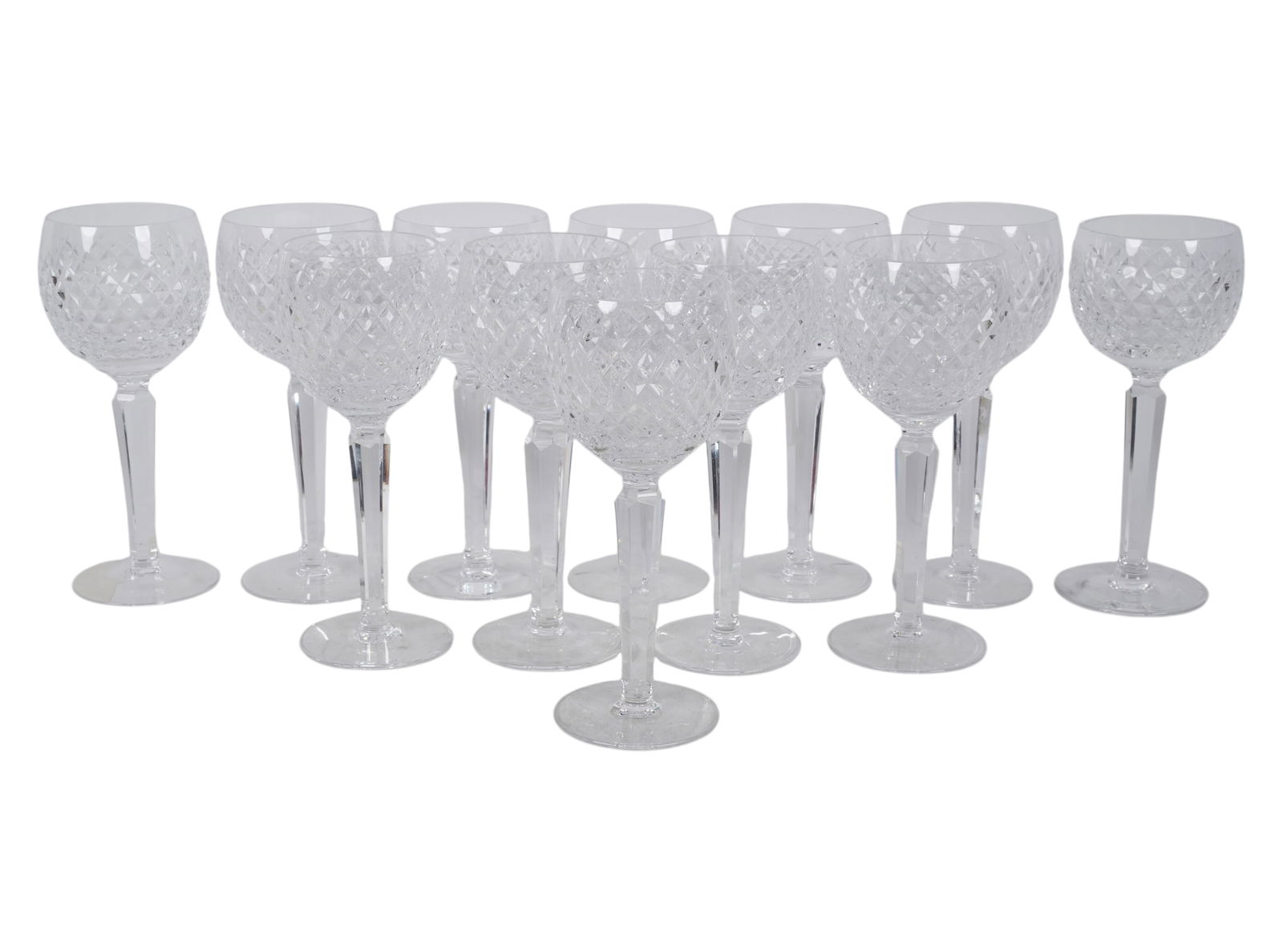 Set of 12 Waterford Crystal Wine Glasses (1 of 7)