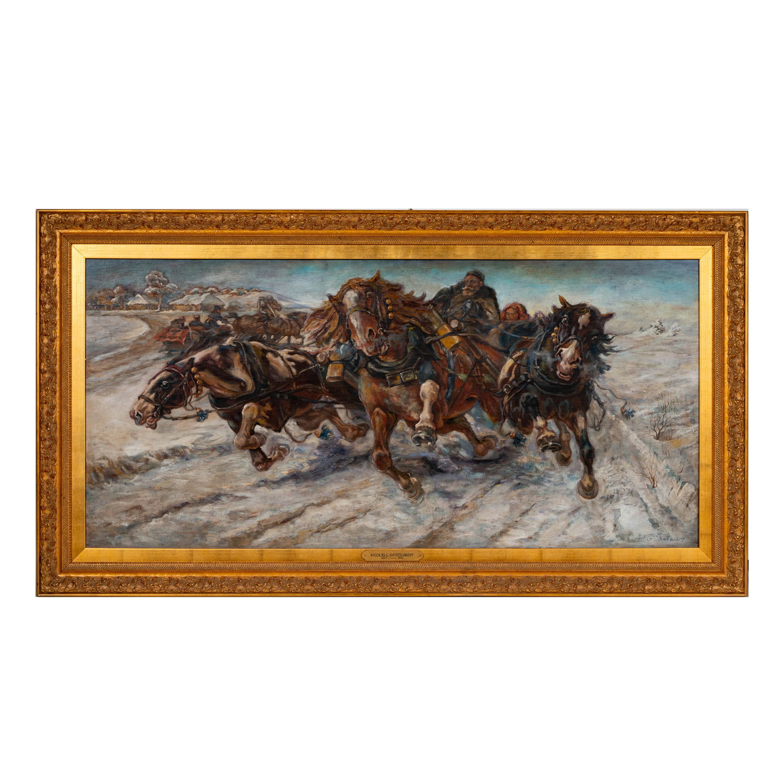 Troika Snow Scene - 2