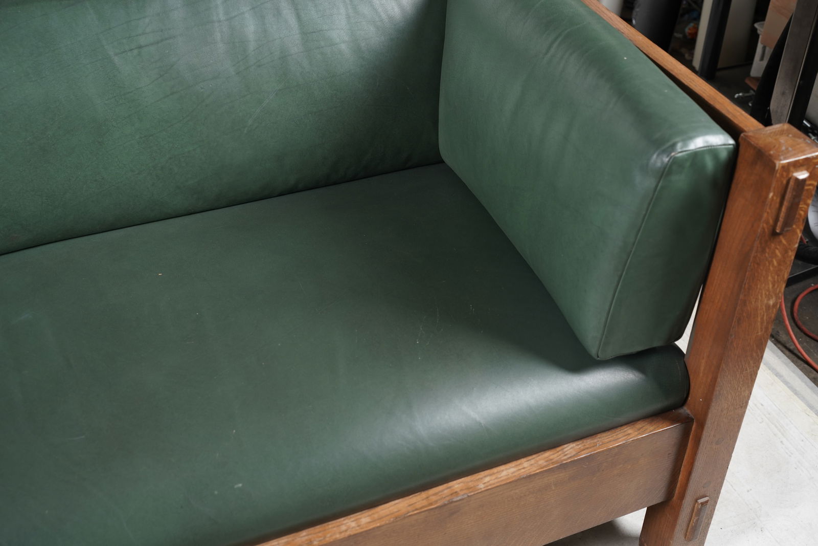 A Stickley Oak Sofa - 5