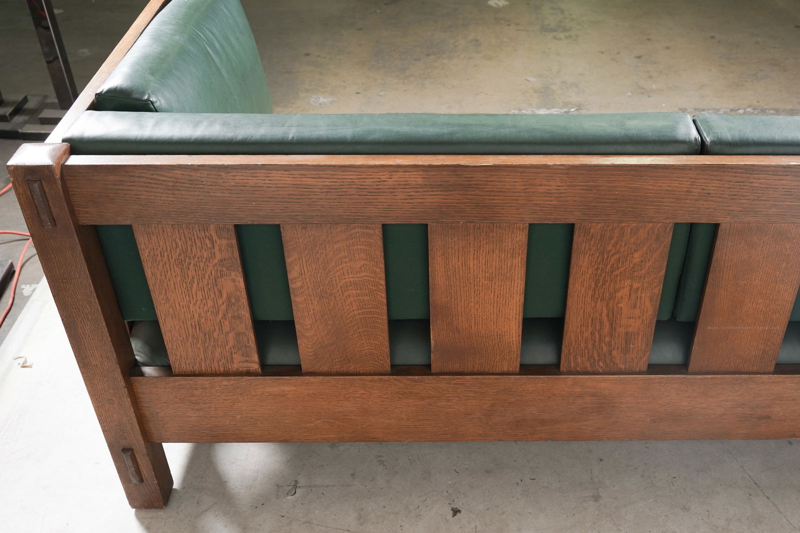 A Stickley Oak Sofa - 7