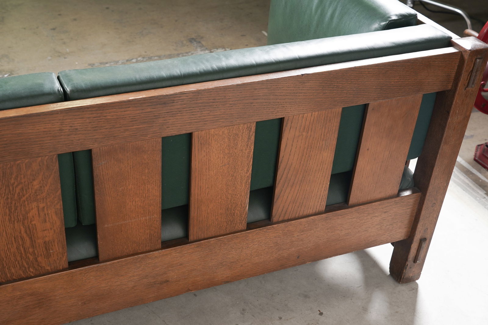 A Stickley Oak Sofa - 8