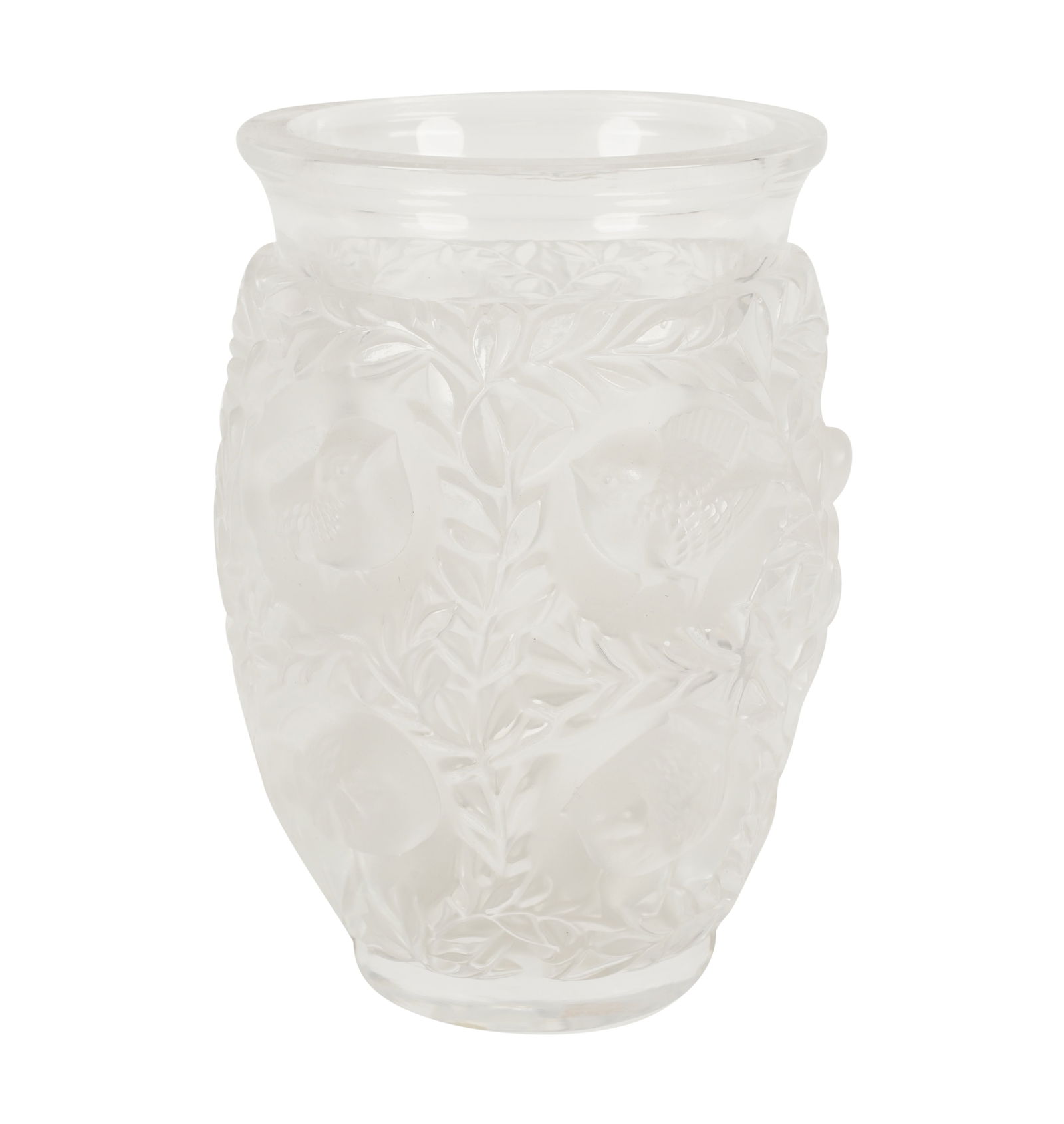 A Lalique Bagatelle Clear and Frosted Glass Vase (1 of 5)