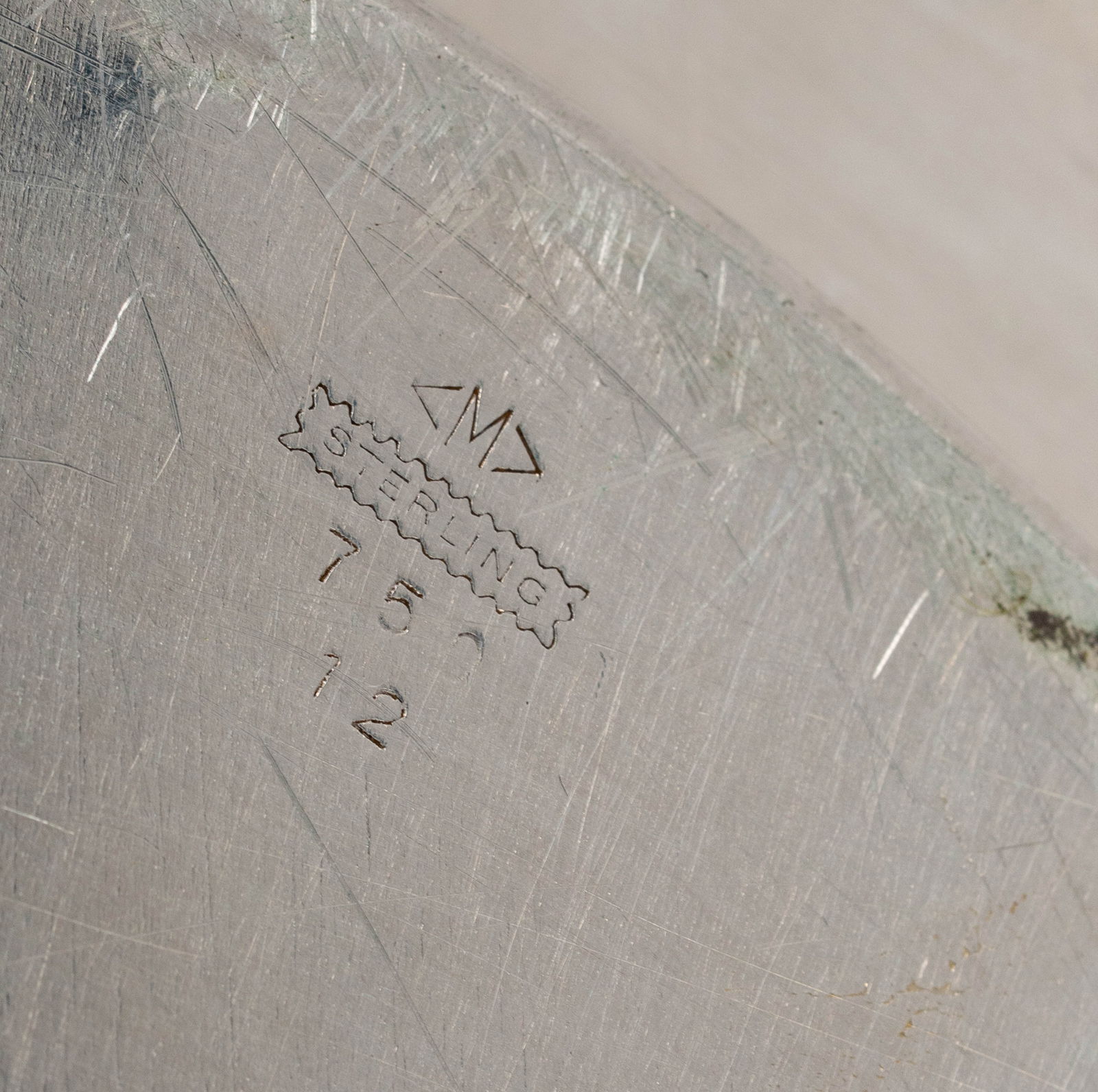 Two Assorted Round Sterling Trays - 12