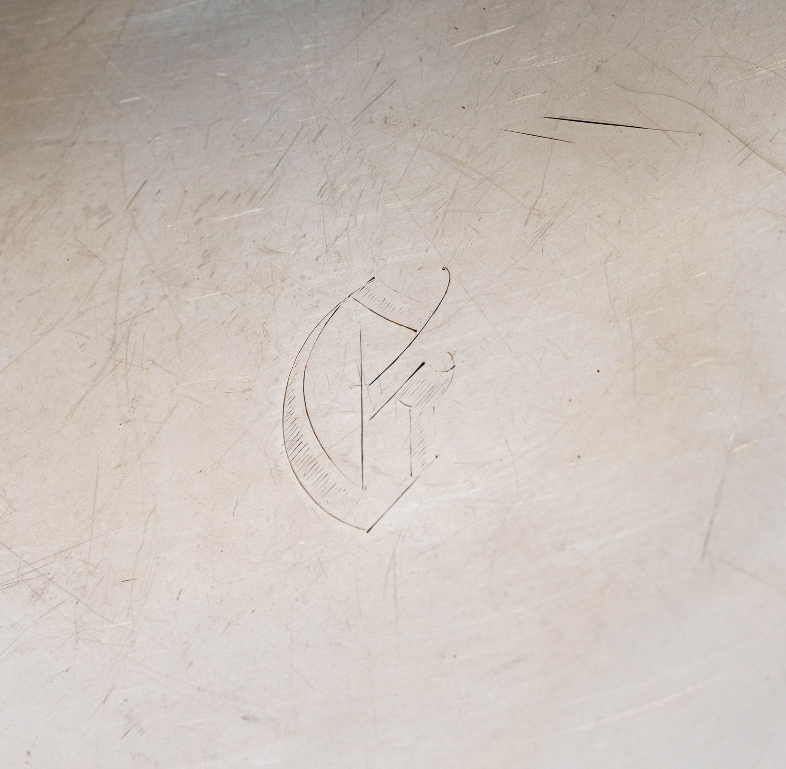 Two Assorted Round Sterling Trays - 8