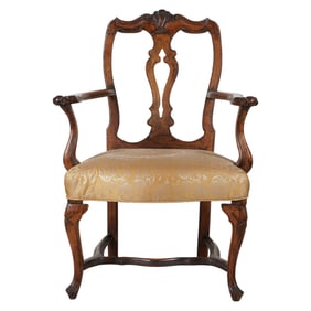 An Italian Rococo-Style Armchair