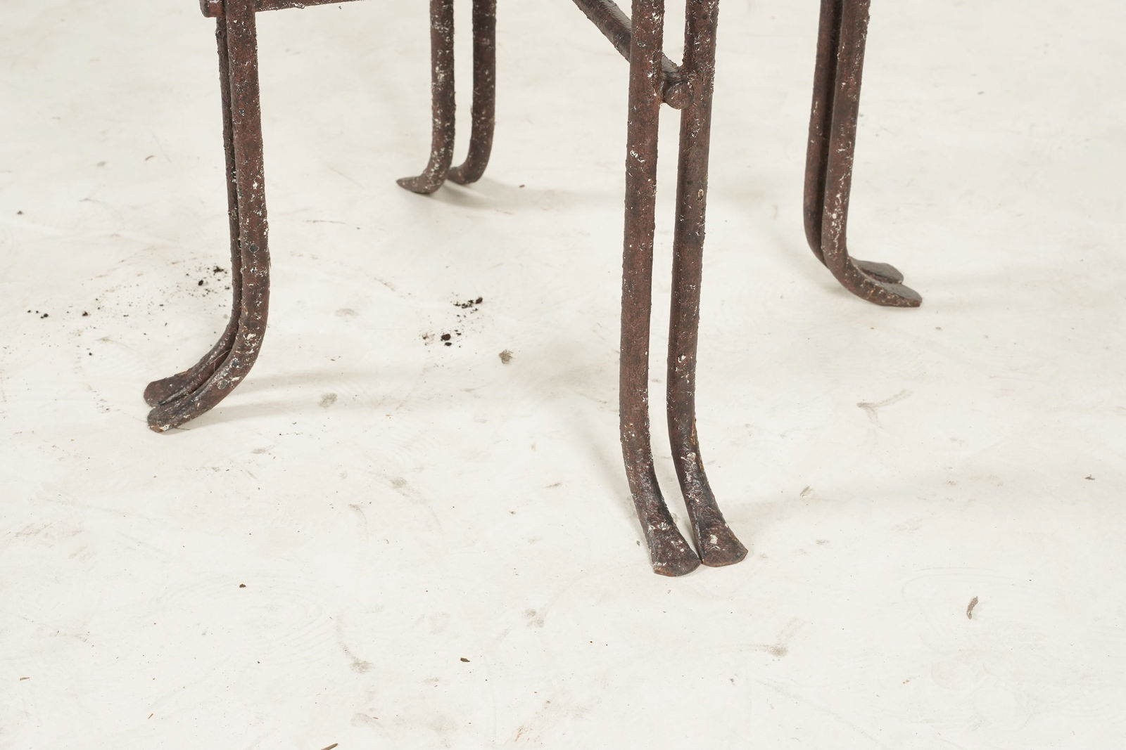 Tall Iron Side Table Base - 5