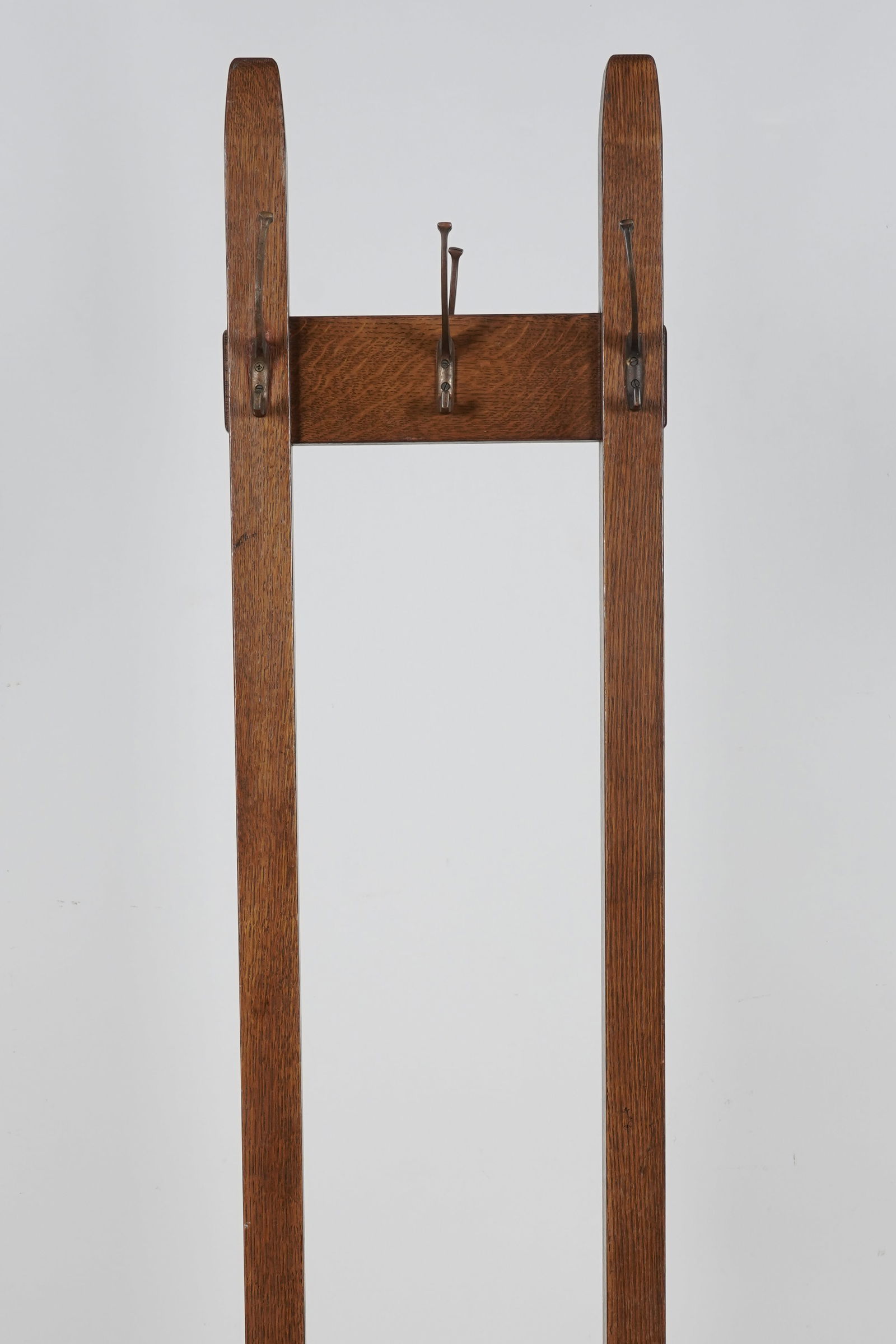 A Stickley Oak Coat Rack - 3