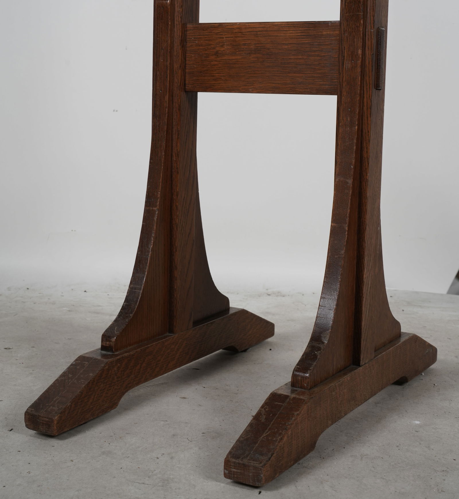 A Stickley Oak Coat Rack - 7