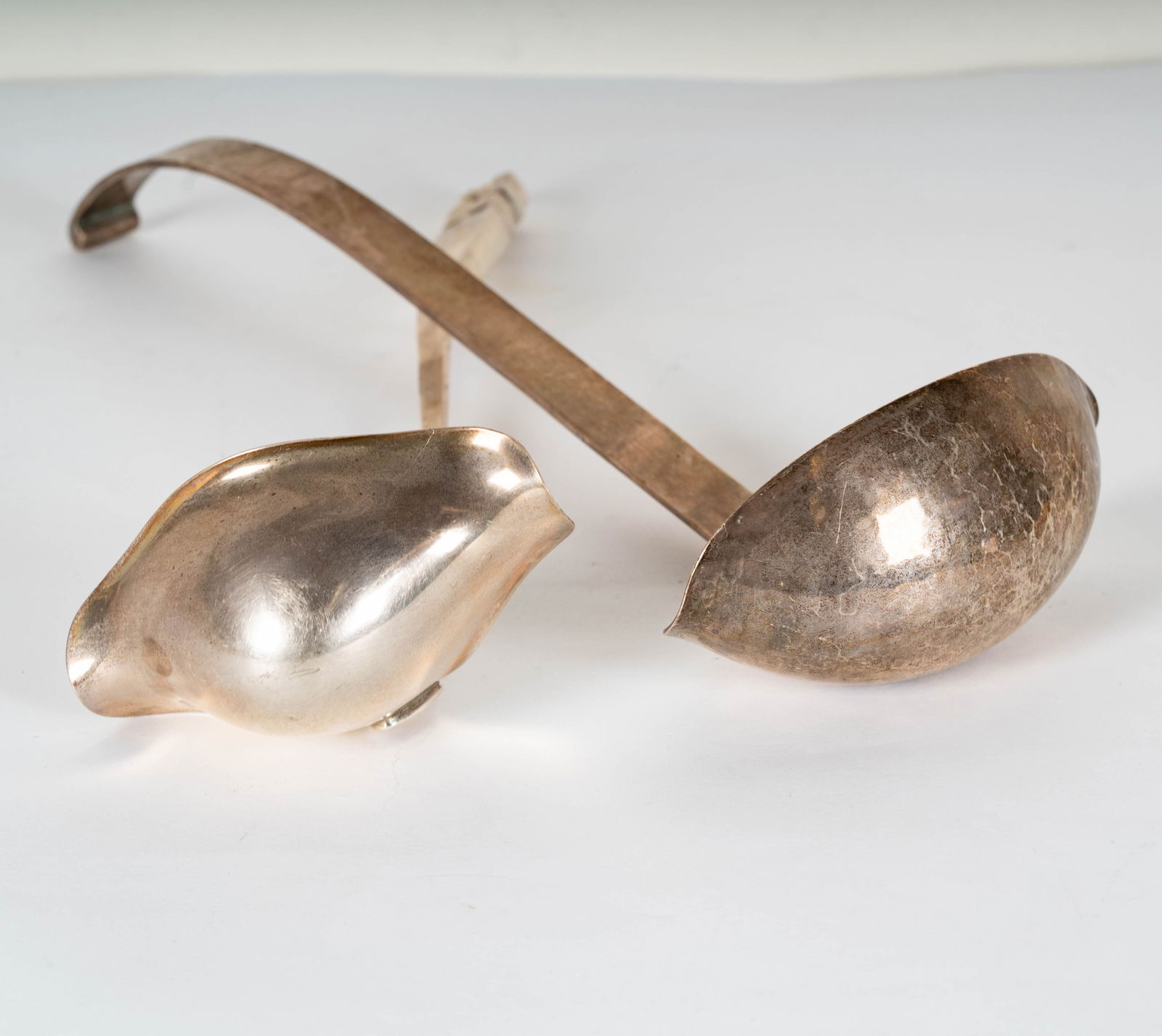 Two Assorted Large Sterling Ladles - 7