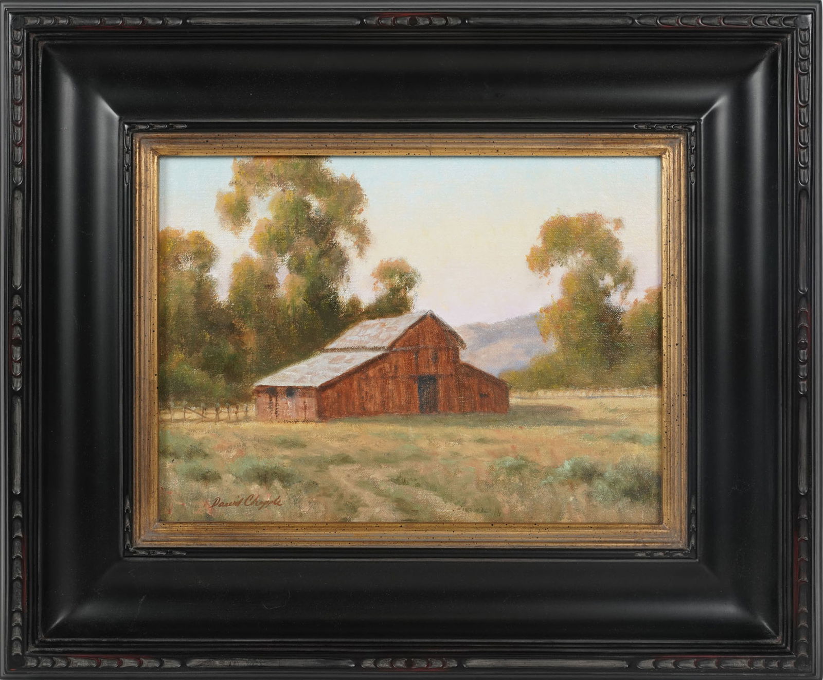David Chapple (Born 1947), Evening: 9 x 12 in. frame: 15 3/4 x 18 1/2 in. signed lower left