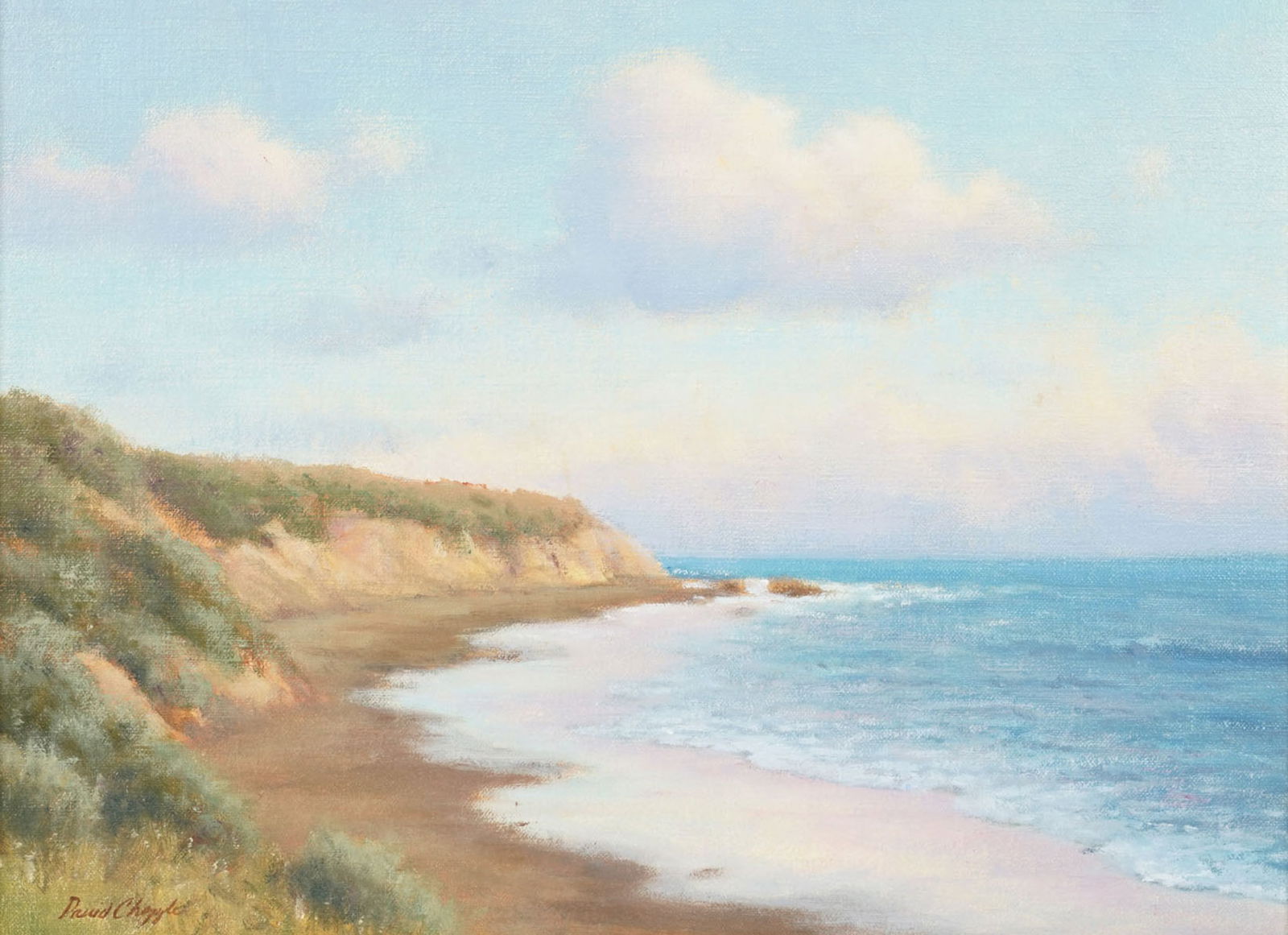 David Chapple (Born 1947), Evening Light Shadow: 12 x 16 in. frame: 15 3/4 x 19 3/4 in. signed lower left