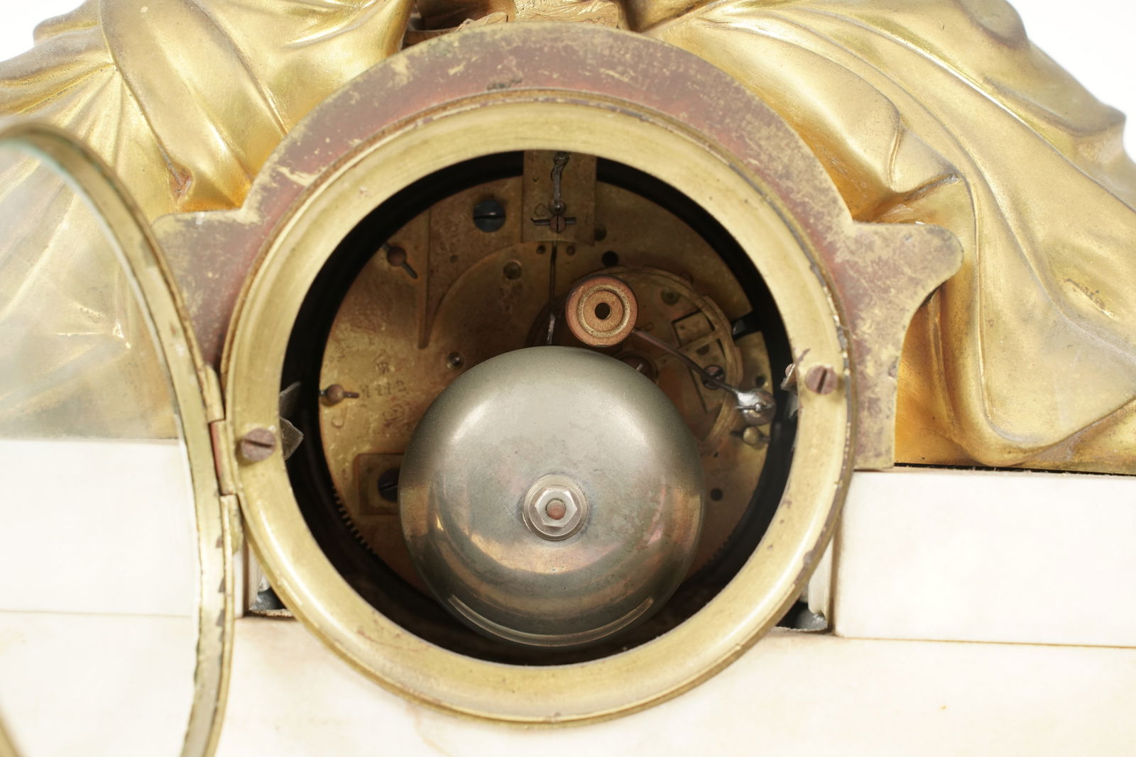 French Figural Mantle Clock - 11