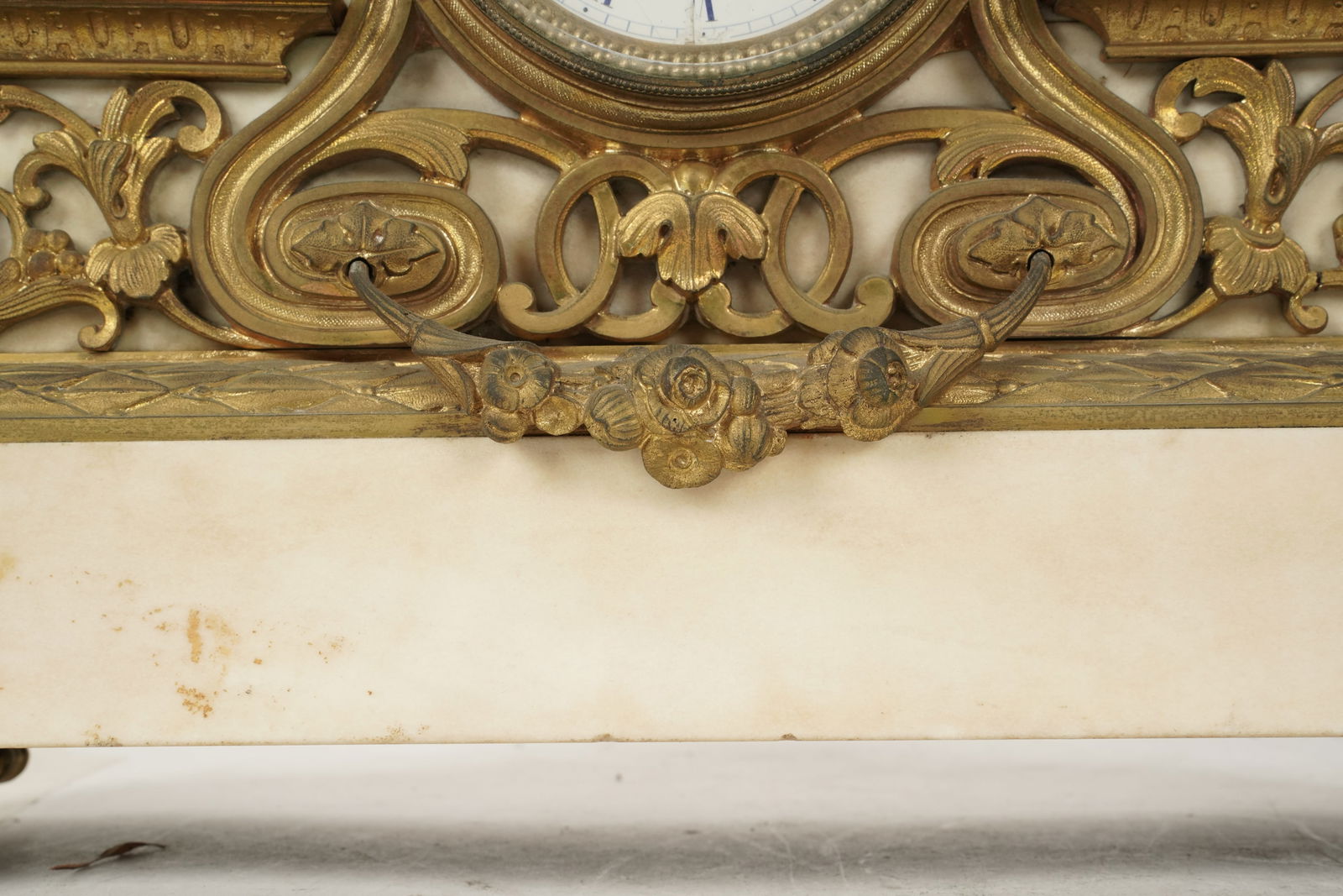 French Figural Mantle Clock - 7