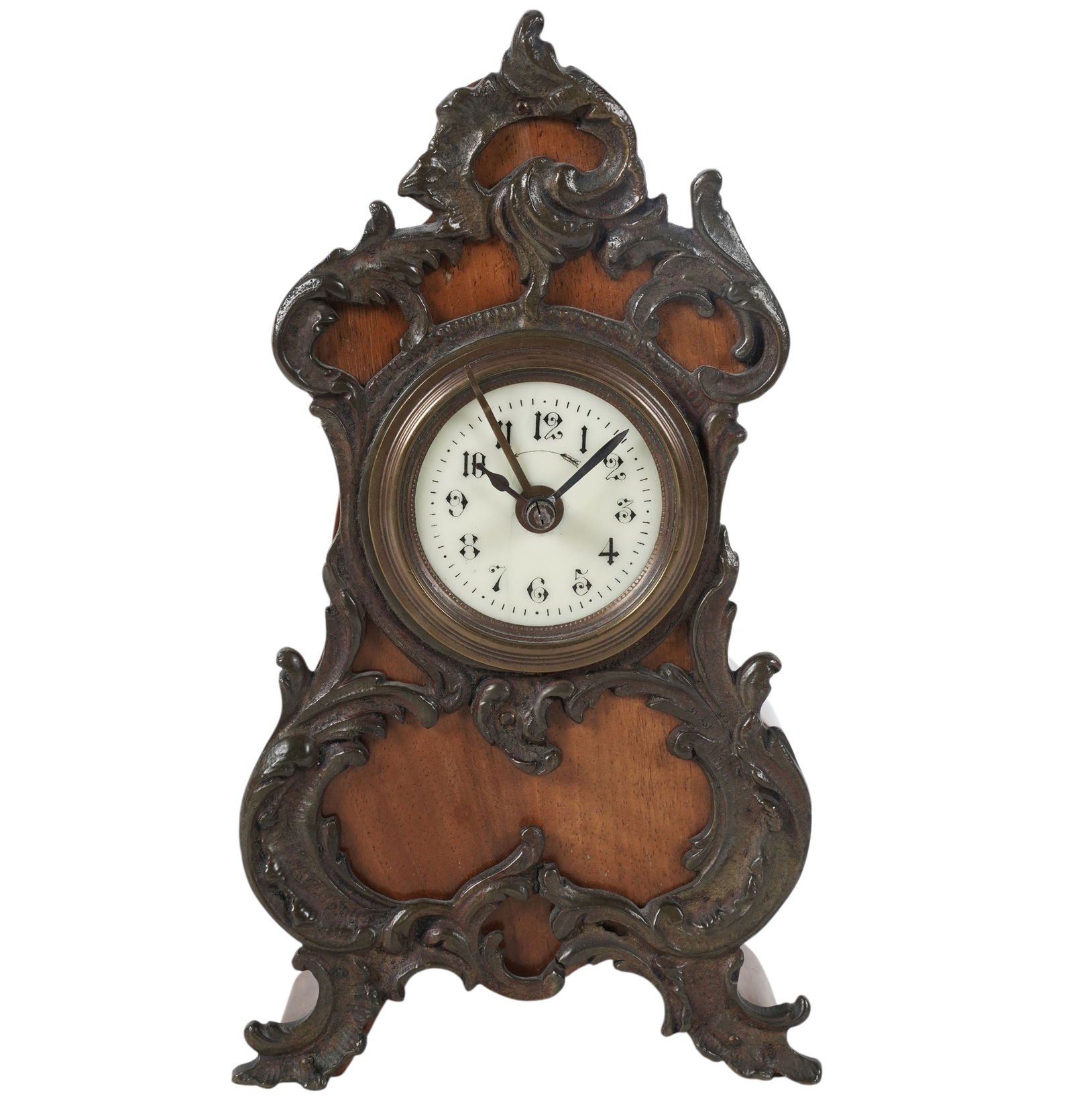 French Ormolu Mounted Desk Clock (1 of 7)