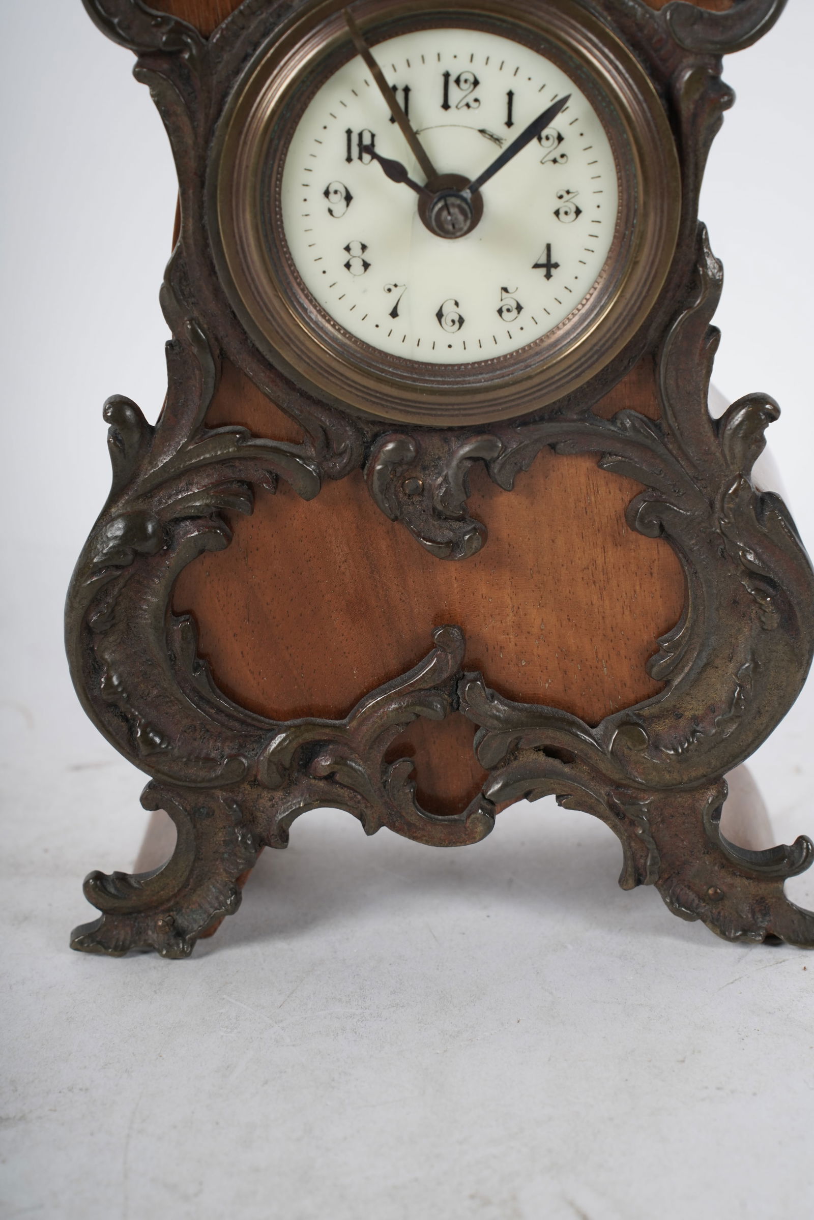 French Ormolu Mounted Desk Clock - 3