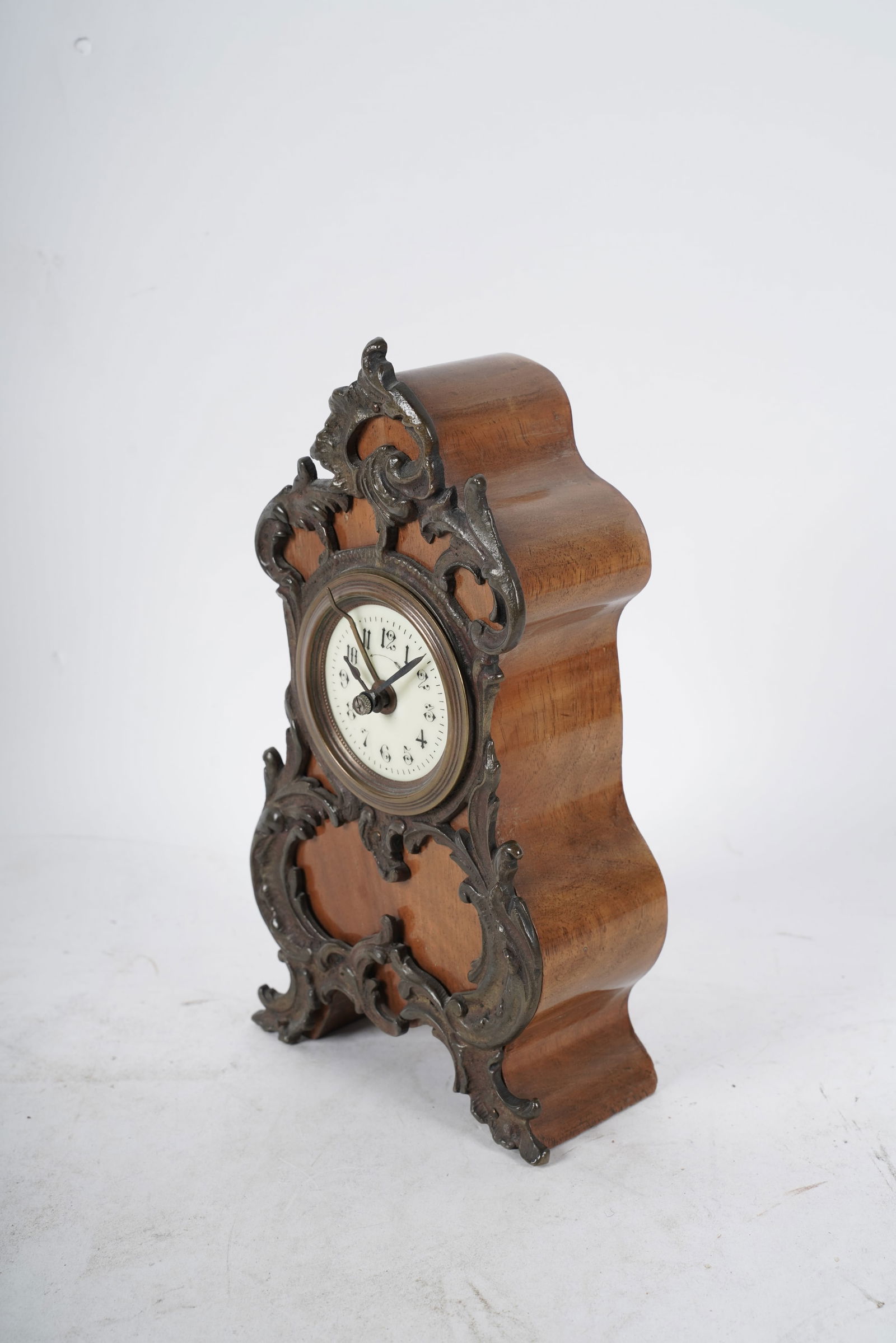 French Ormolu Mounted Desk Clock - 4