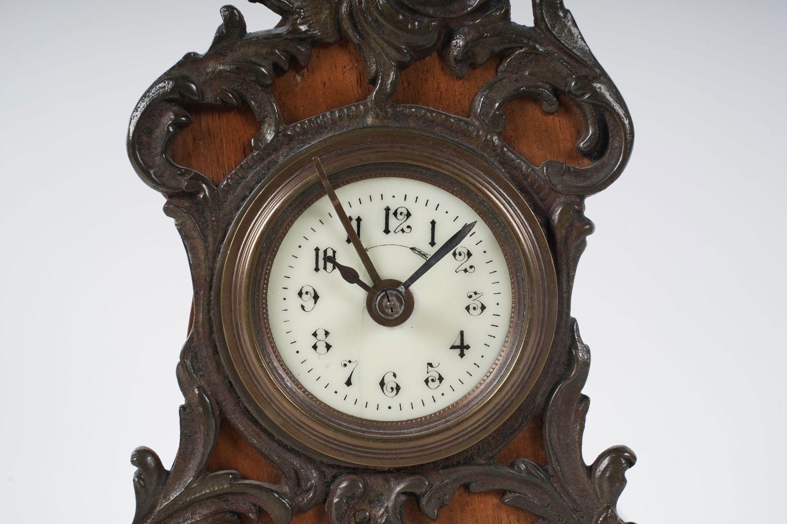 French Ormolu Mounted Desk Clock - 5