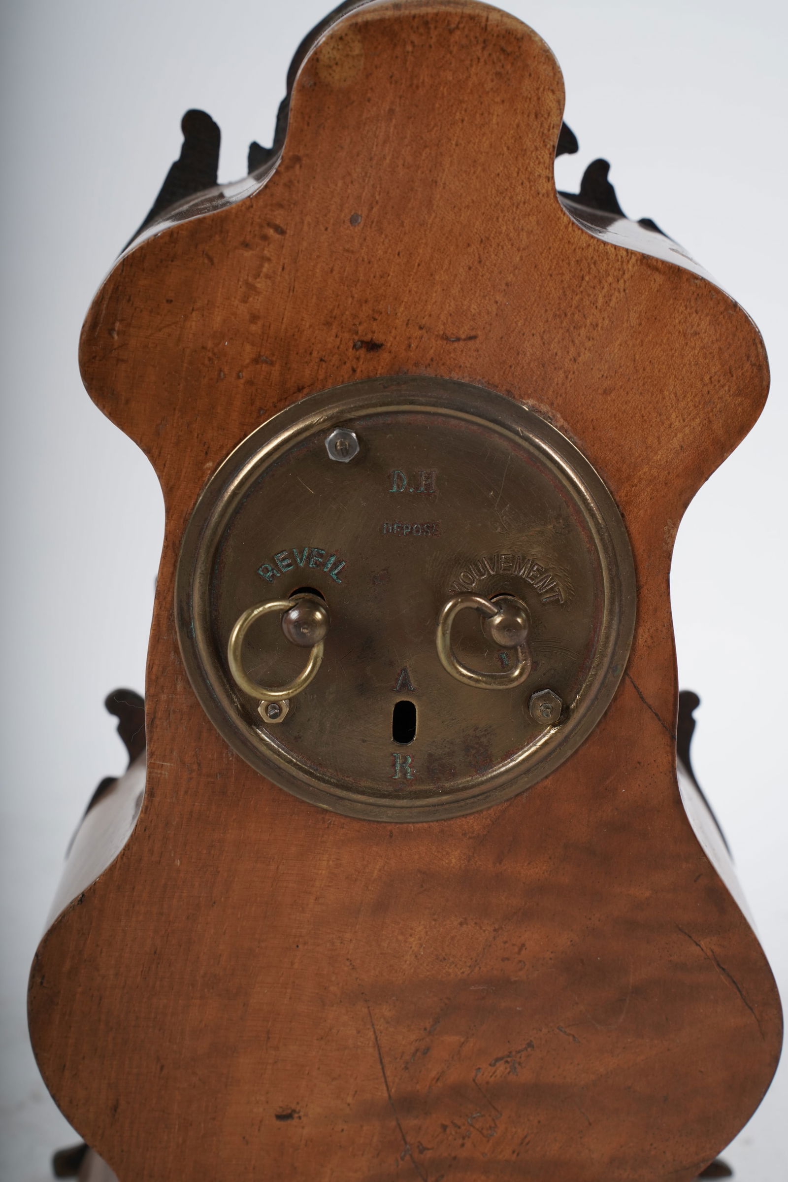 French Ormolu Mounted Desk Clock - 7