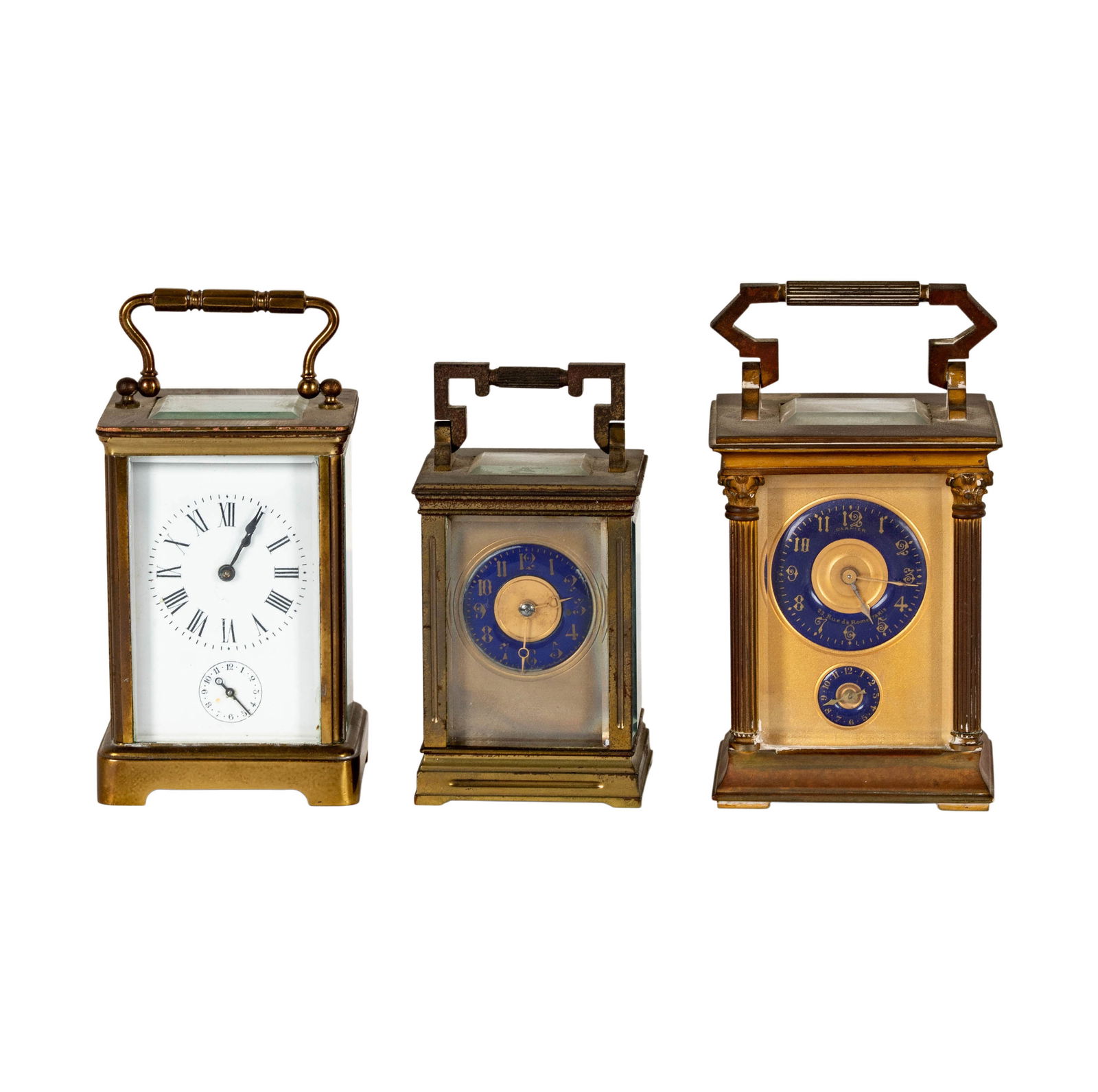 Group of Three French Carriage Clocks (1 of 16)