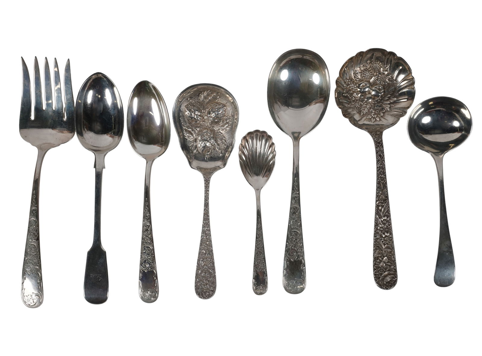 Group of Assorted Sterling Serving Utensils (1 of 13)