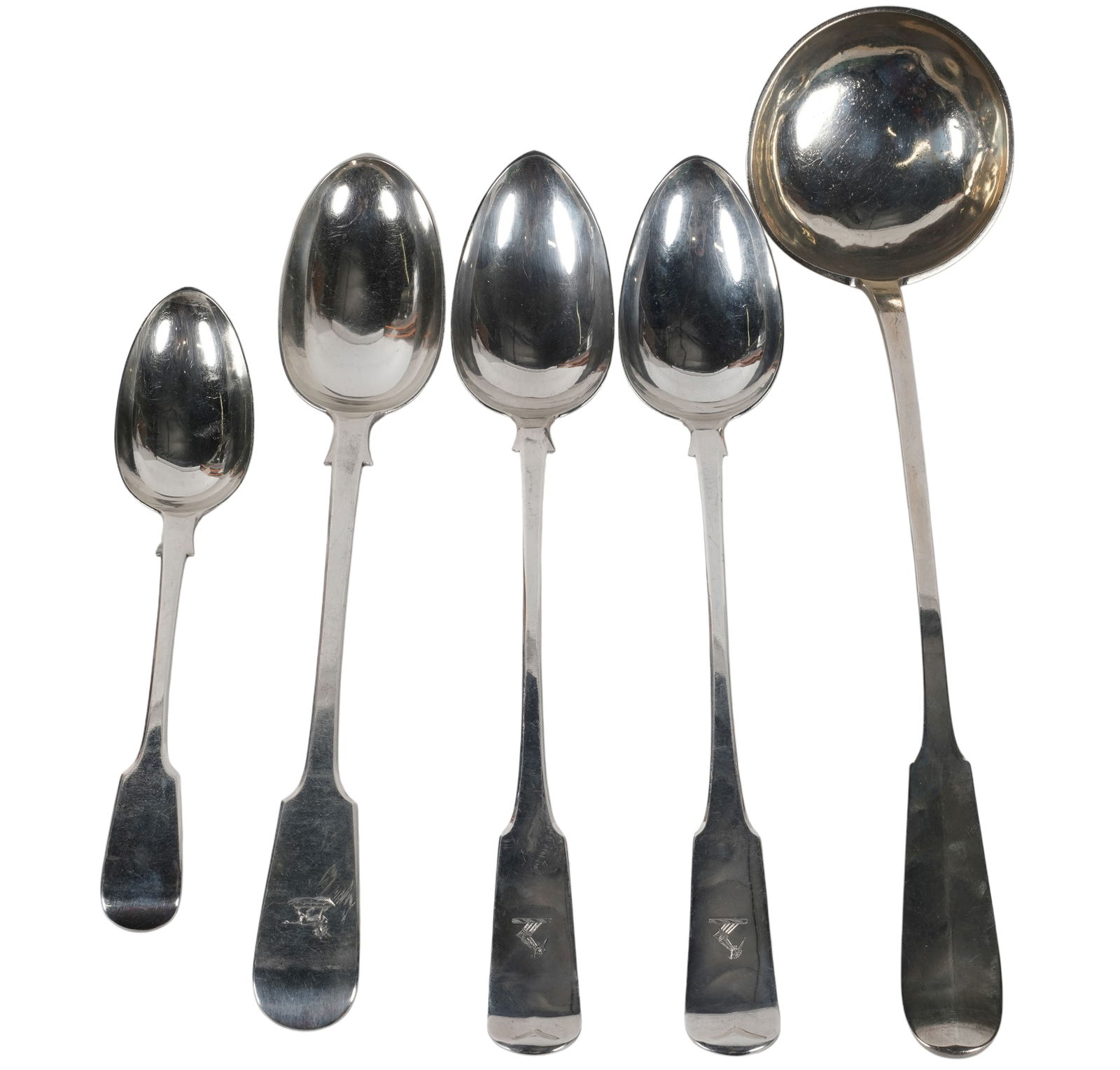 Five Silver Serving Utensils (1 of 12)