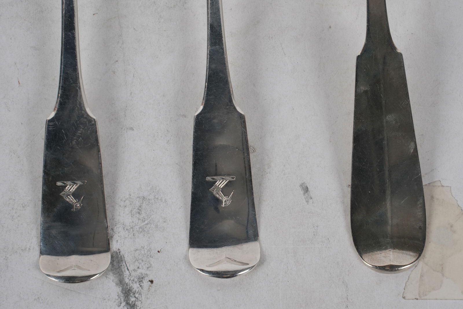 Five Silver Serving Utensils - 5