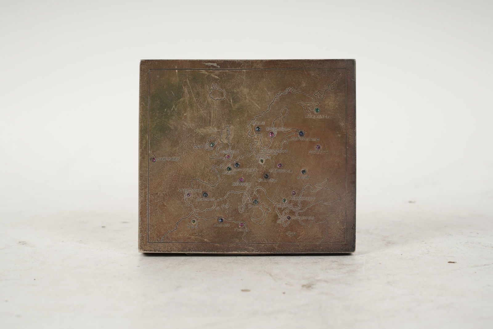 Small Silver Decorated Box - 2