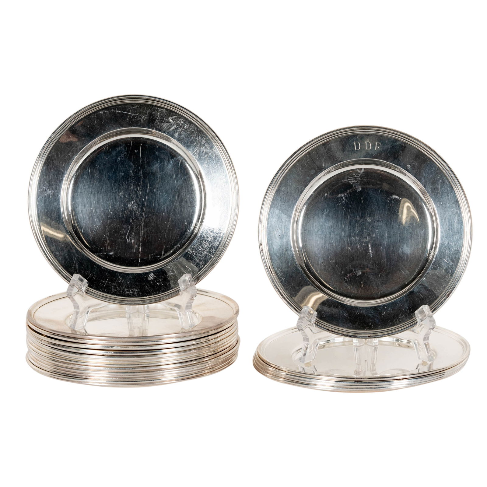 20 Assorted Sterling Bread Plates (1 of 8)