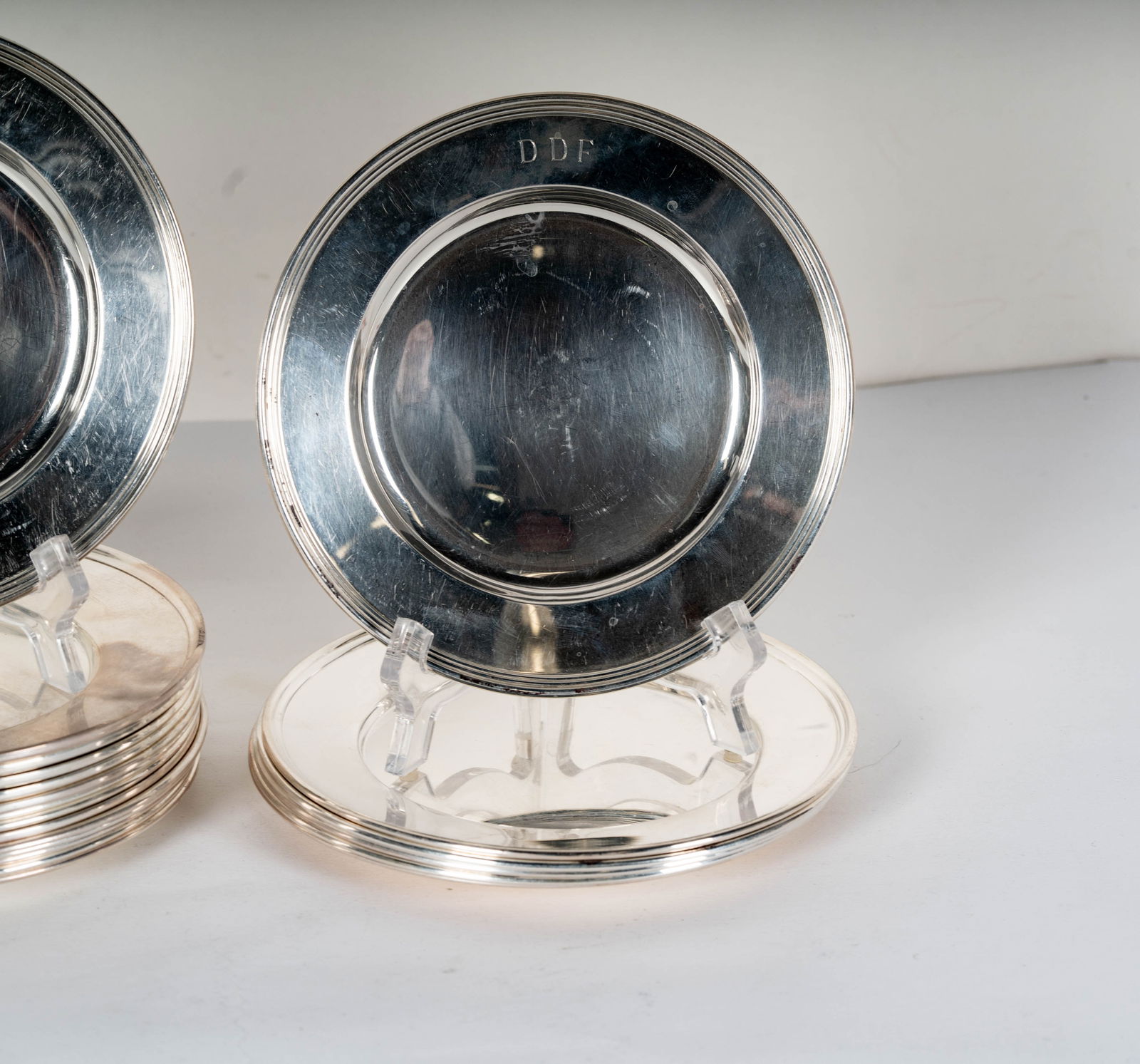 20 Assorted Sterling Bread Plates - 3