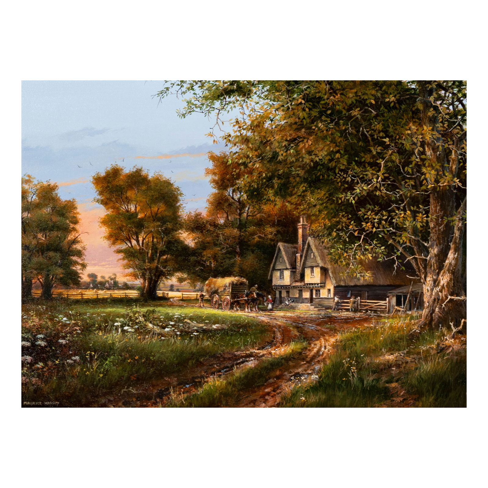 Maurice Harvey (late 20th century), Tracks and Shadows, Essex Farm England (1 of 11)