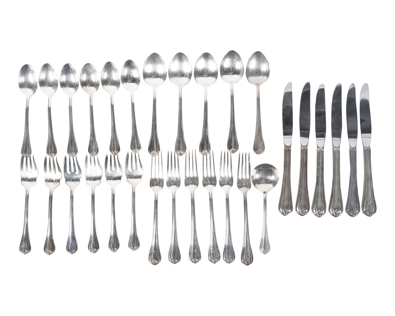 A Reed and Barton Partial Sterling Flatware Service (1 of 9)