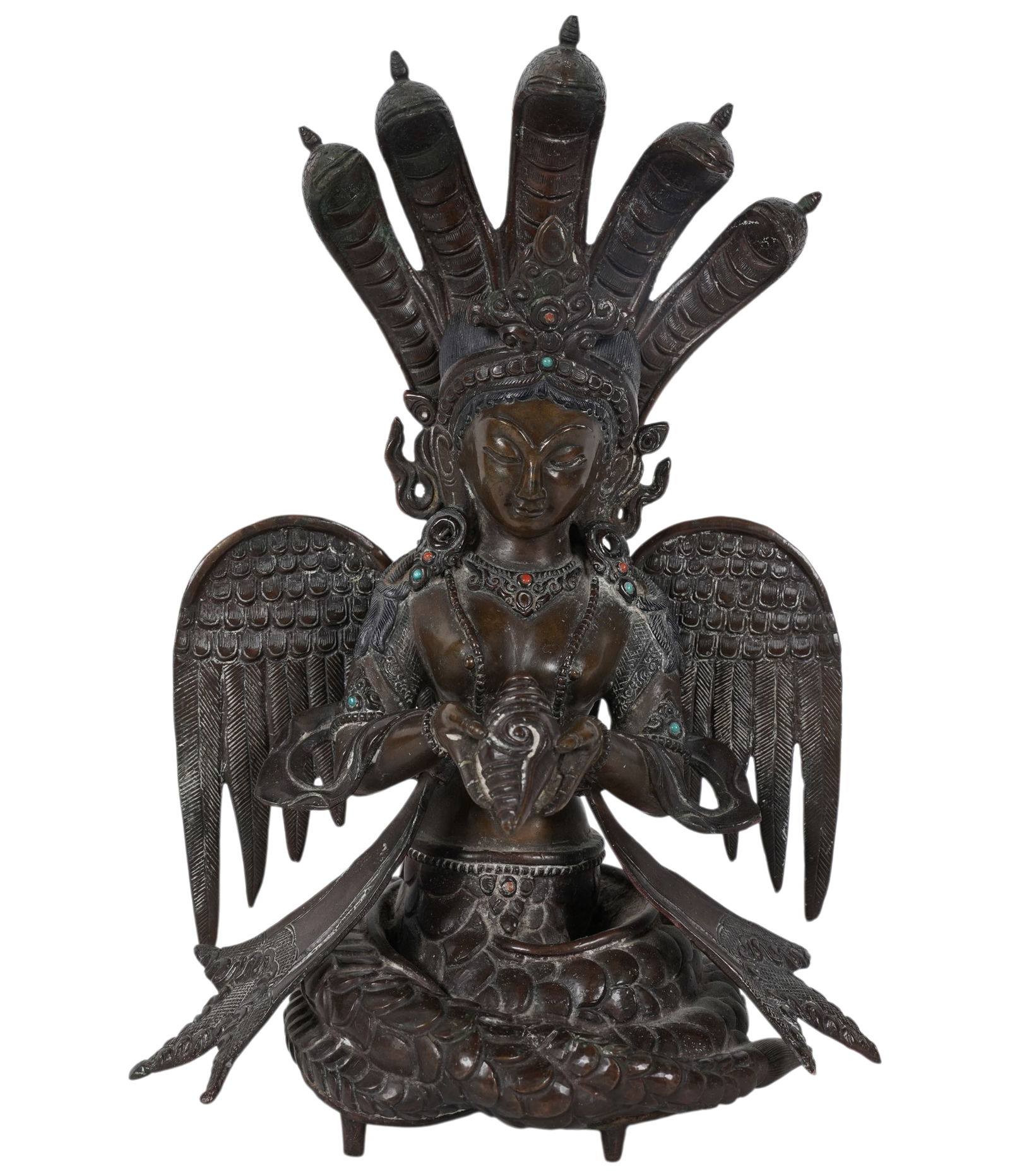 Indian Bronze Figure of a Goddess (1 of 9)