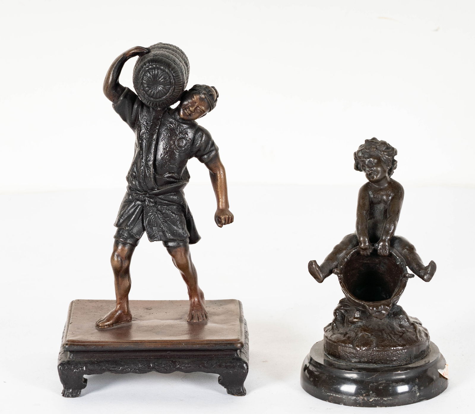 Two Assorted Small Bronze Figures - 2