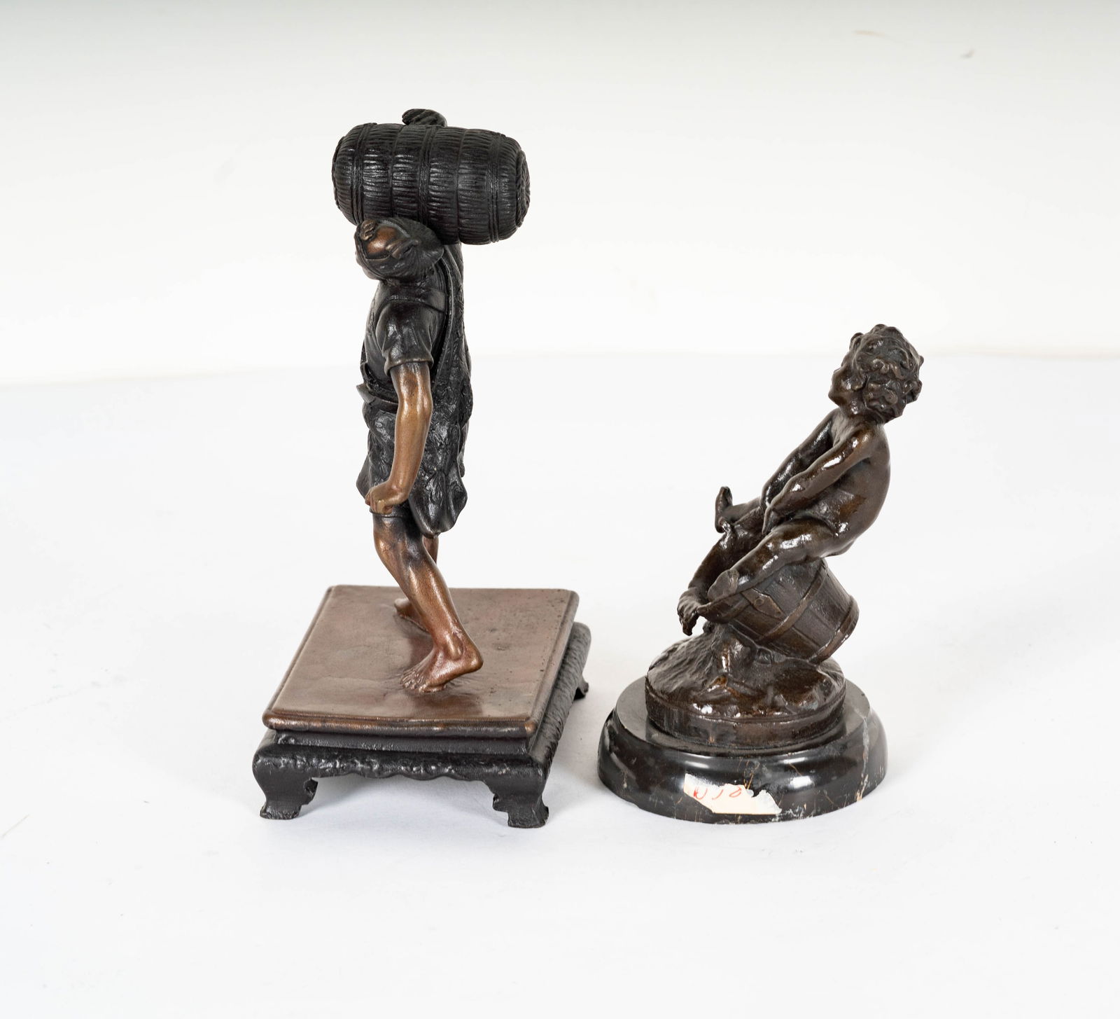 Two Assorted Small Bronze Figures - 6