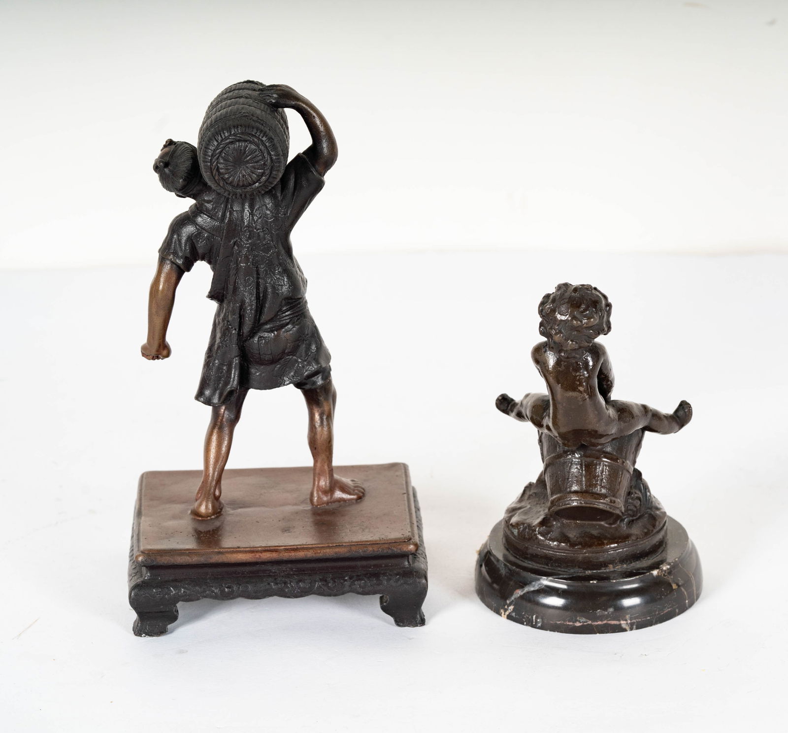 Two Assorted Small Bronze Figures - 7