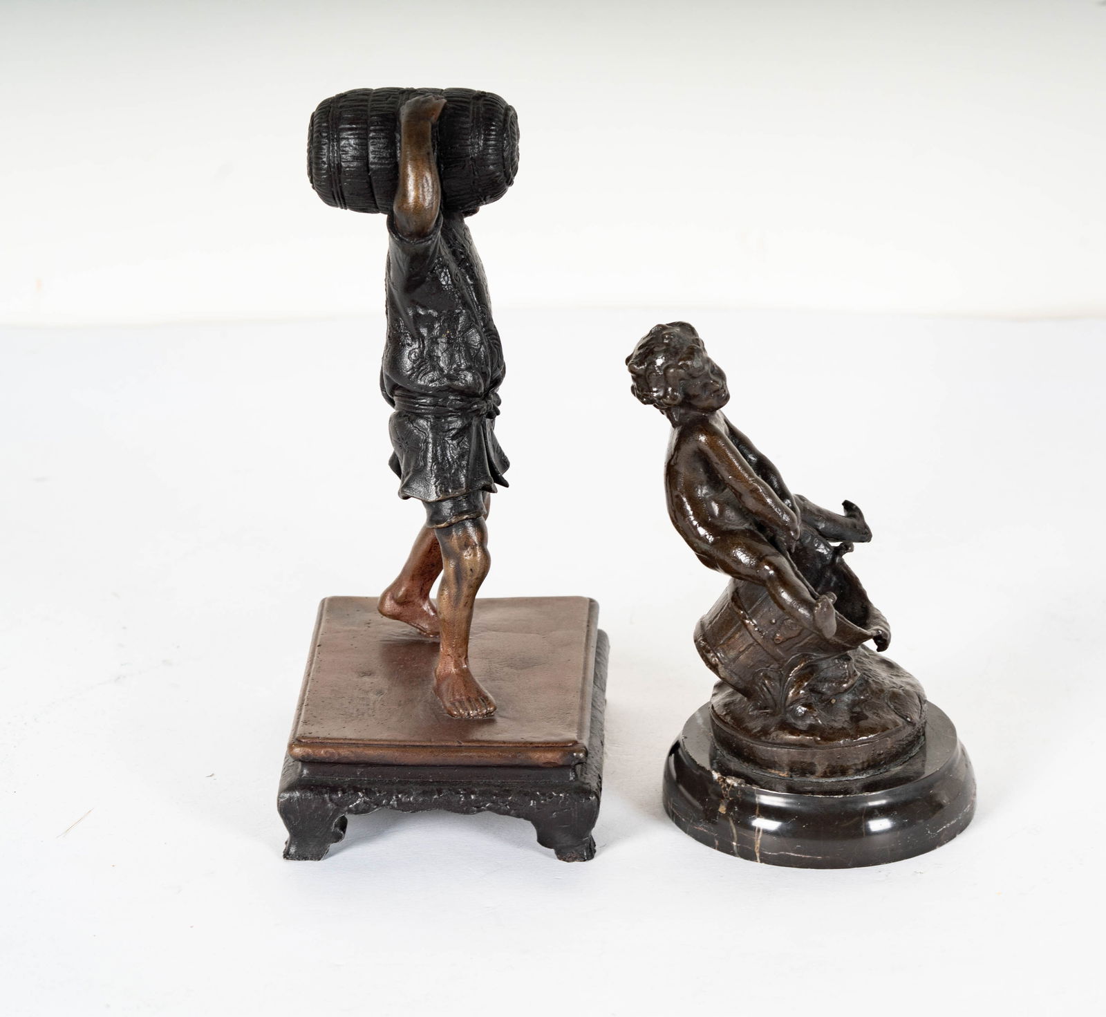 Two Assorted Small Bronze Figures - 8