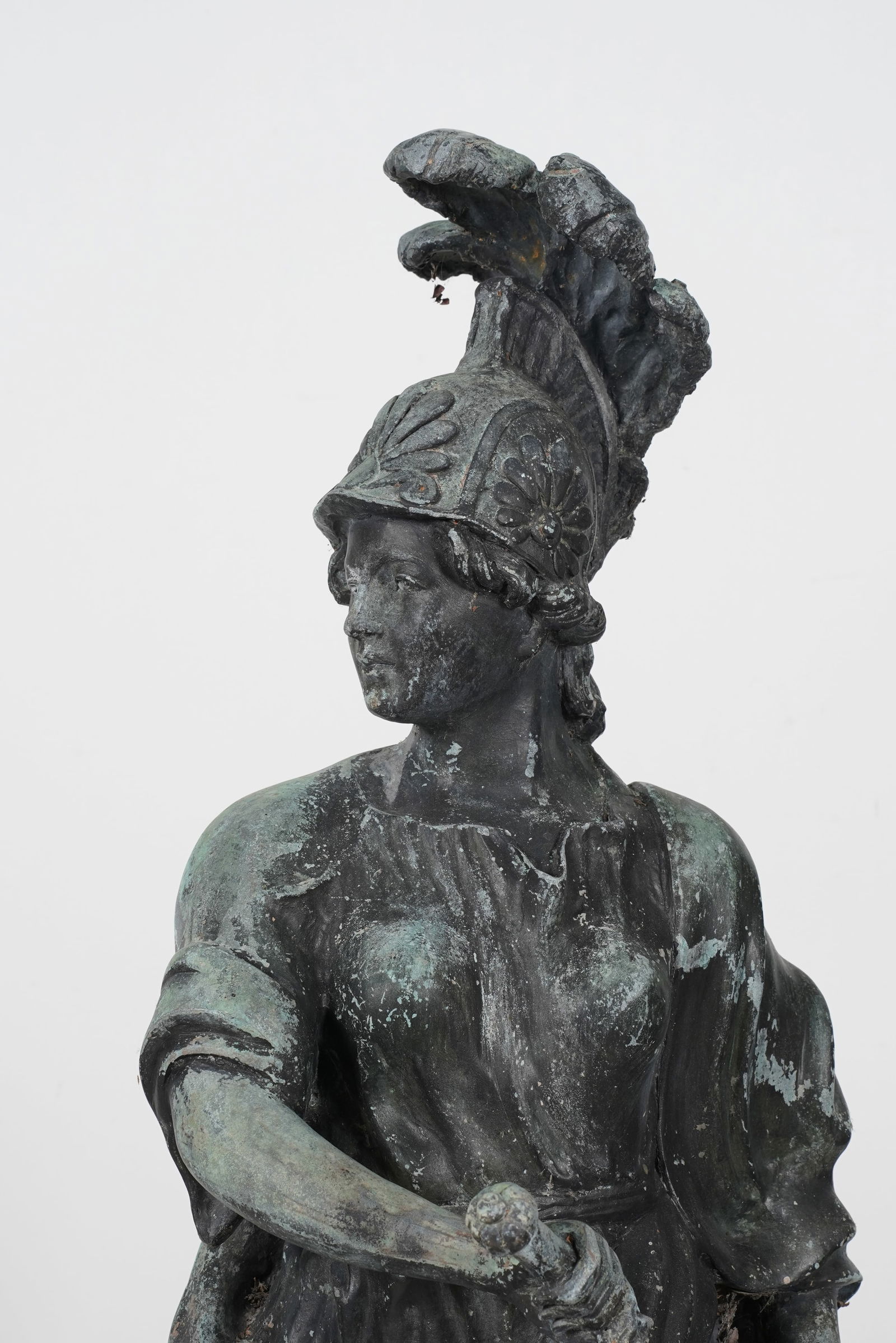 Patinated Bronze Warrior - 2