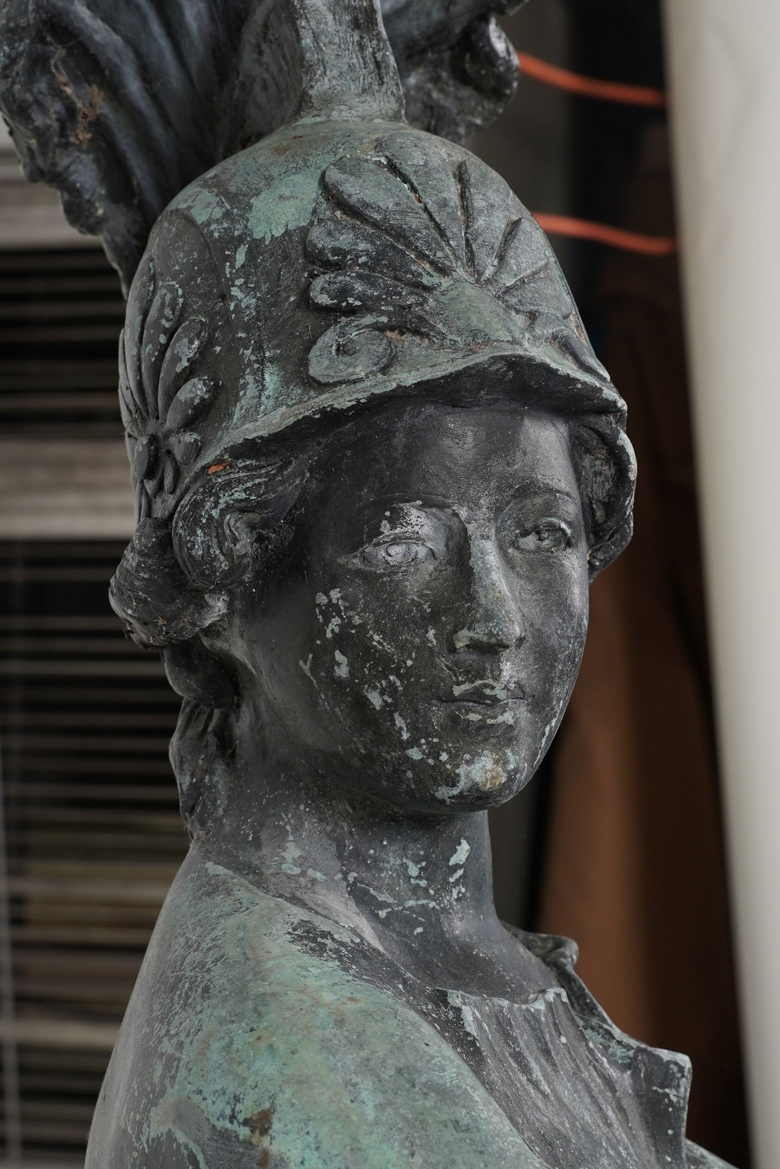 Patinated Bronze Warrior - 8