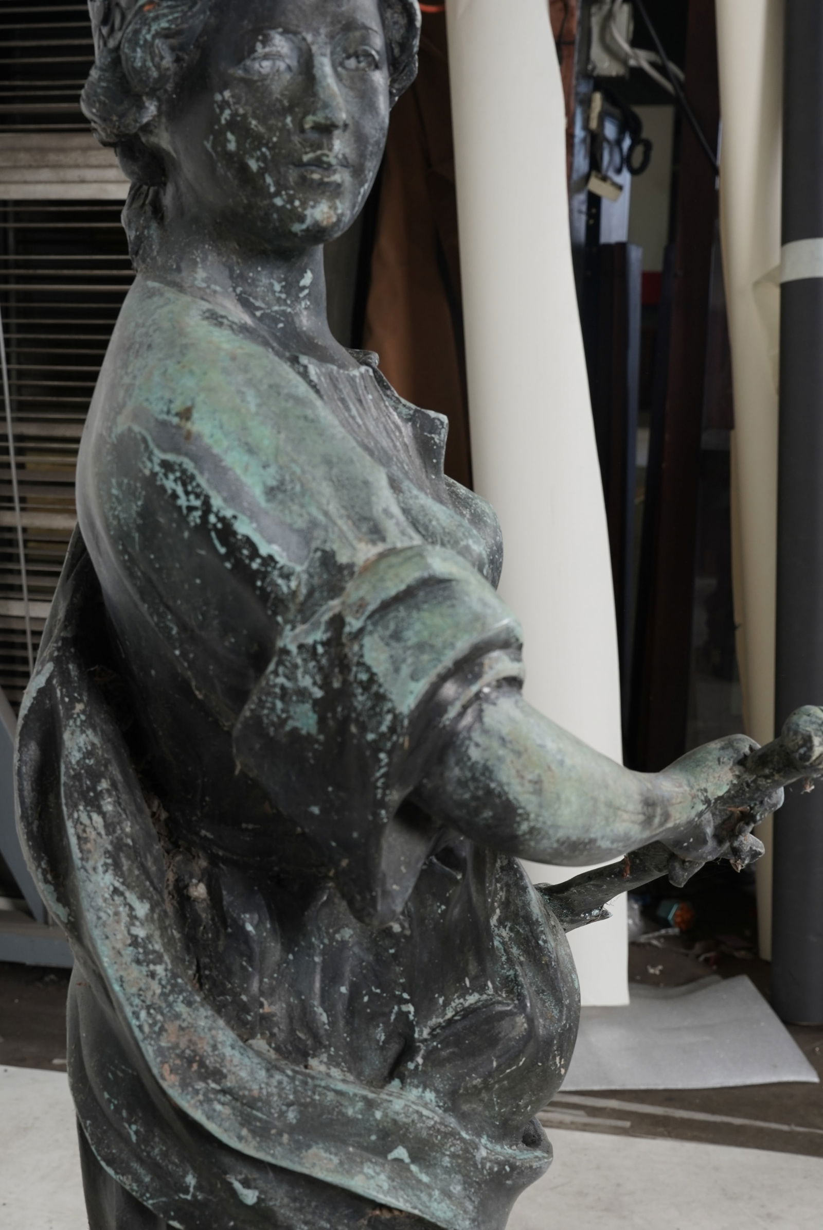 Patinated Bronze Warrior - 9