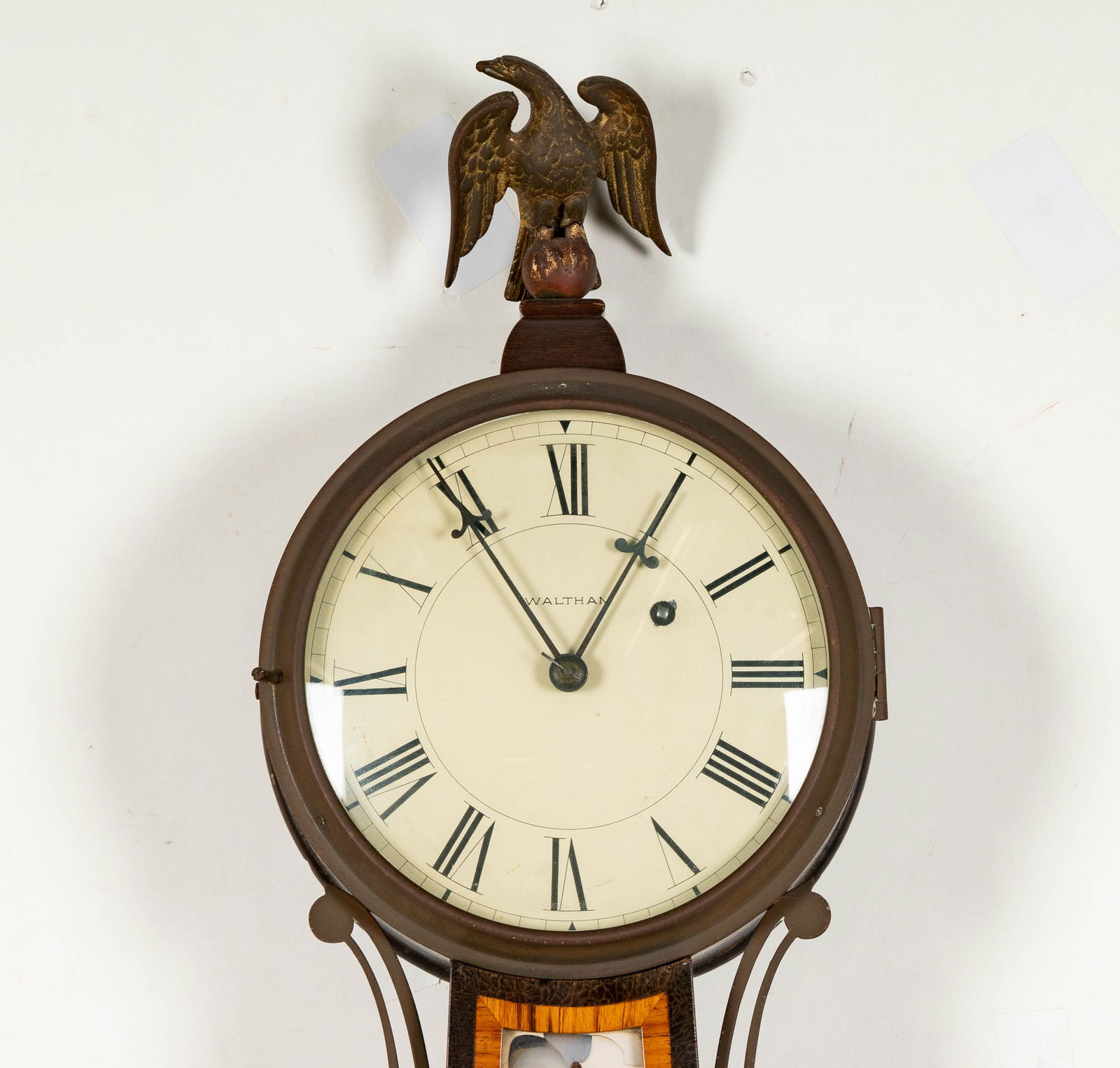 Waltham Reverse Painted Banjo Clock - 2