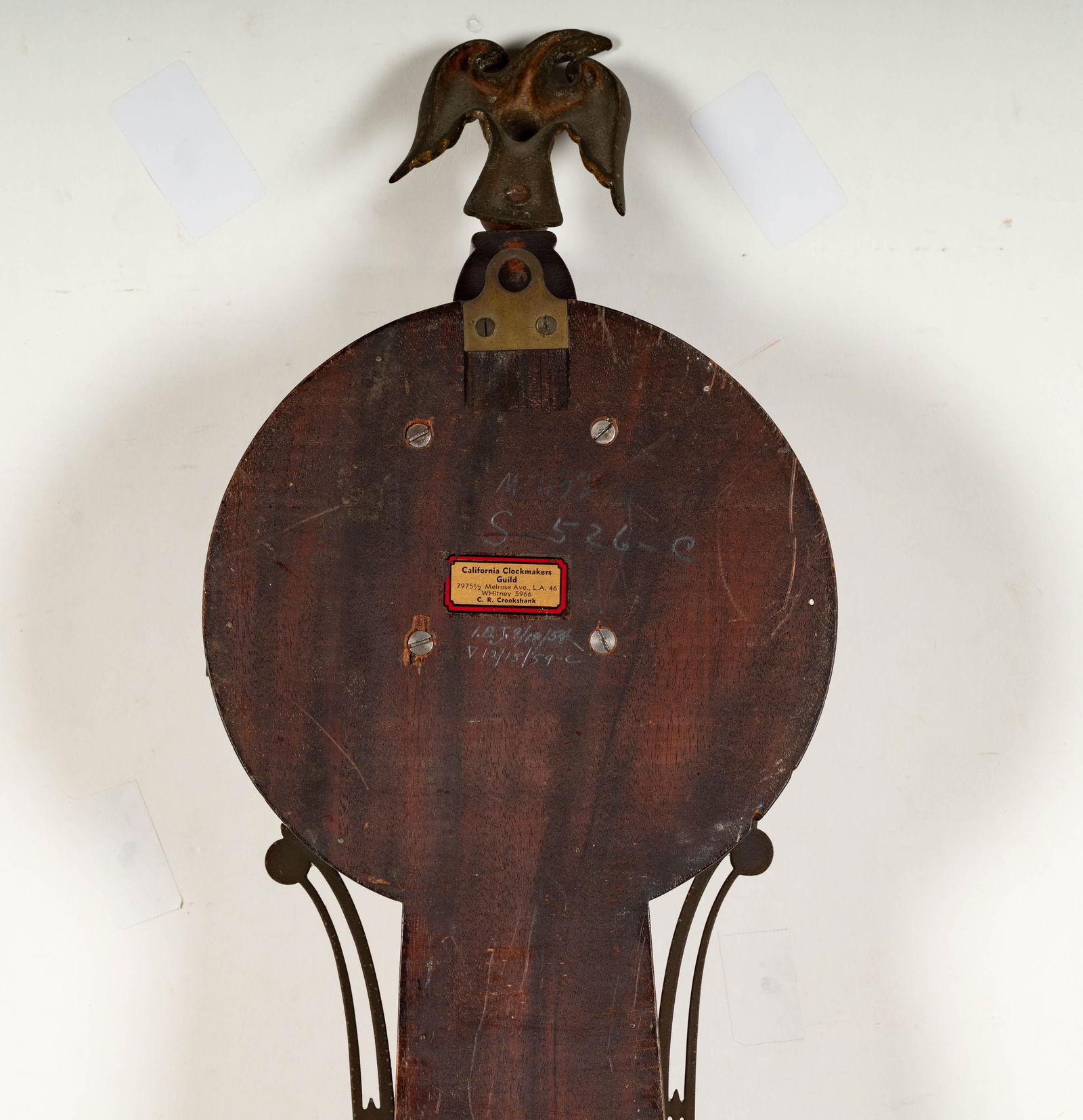 Waltham Reverse Painted Banjo Clock - 7