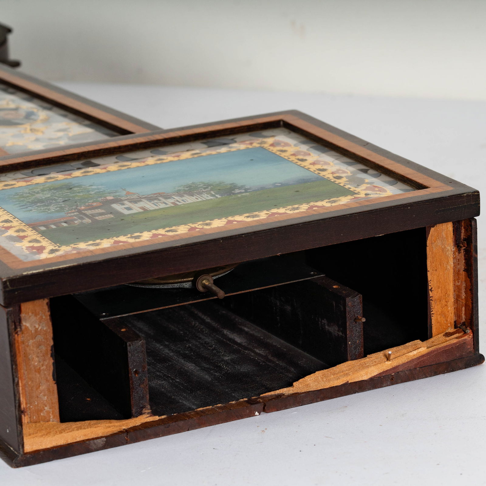 Waltham Reverse Painted Banjo Clock - 9