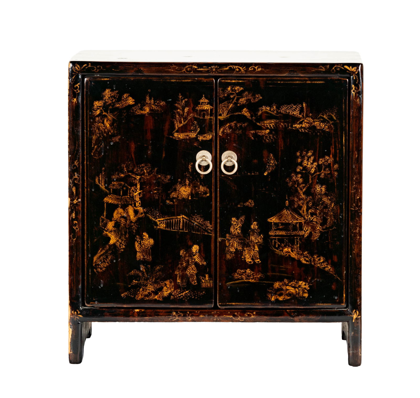 Chinese Lacquered Small Cabinet (1 of 13)