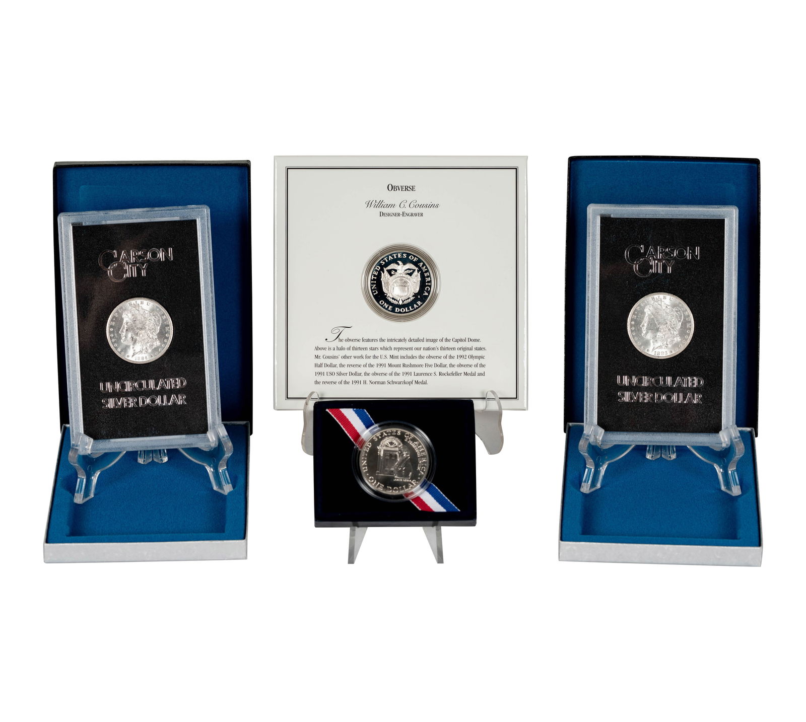 Collection of United States Silver Medals and Coins (1 of 14)