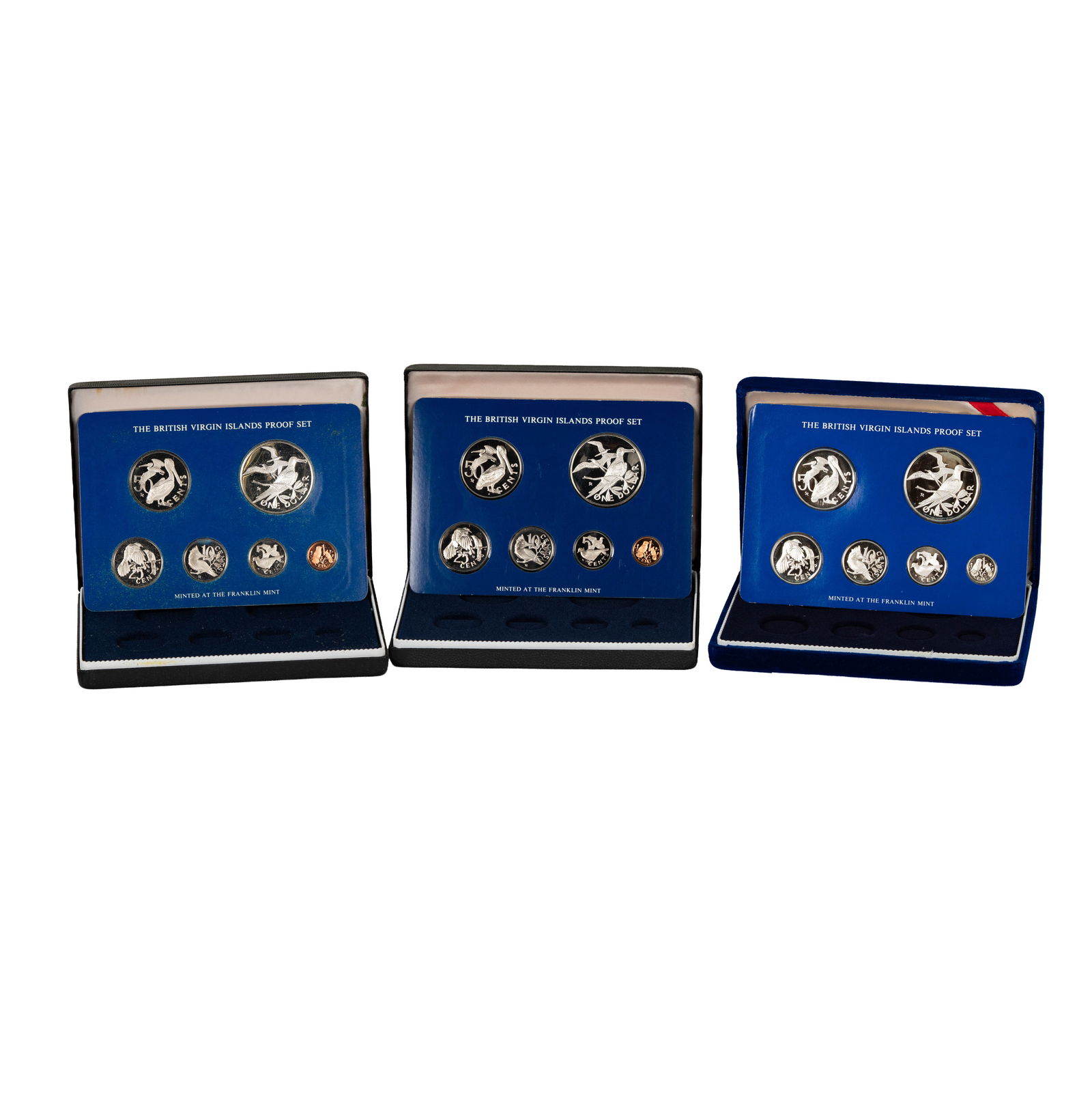 British Virgin Islands Coin Sets: with box and papers