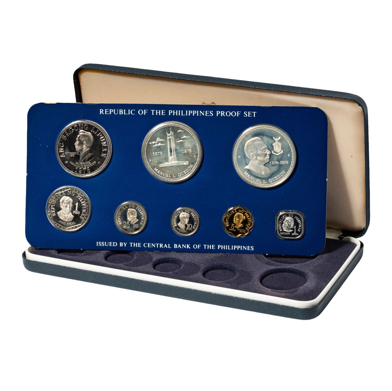 1978 Republic of the Philippines Coin Set: with boxes and papers