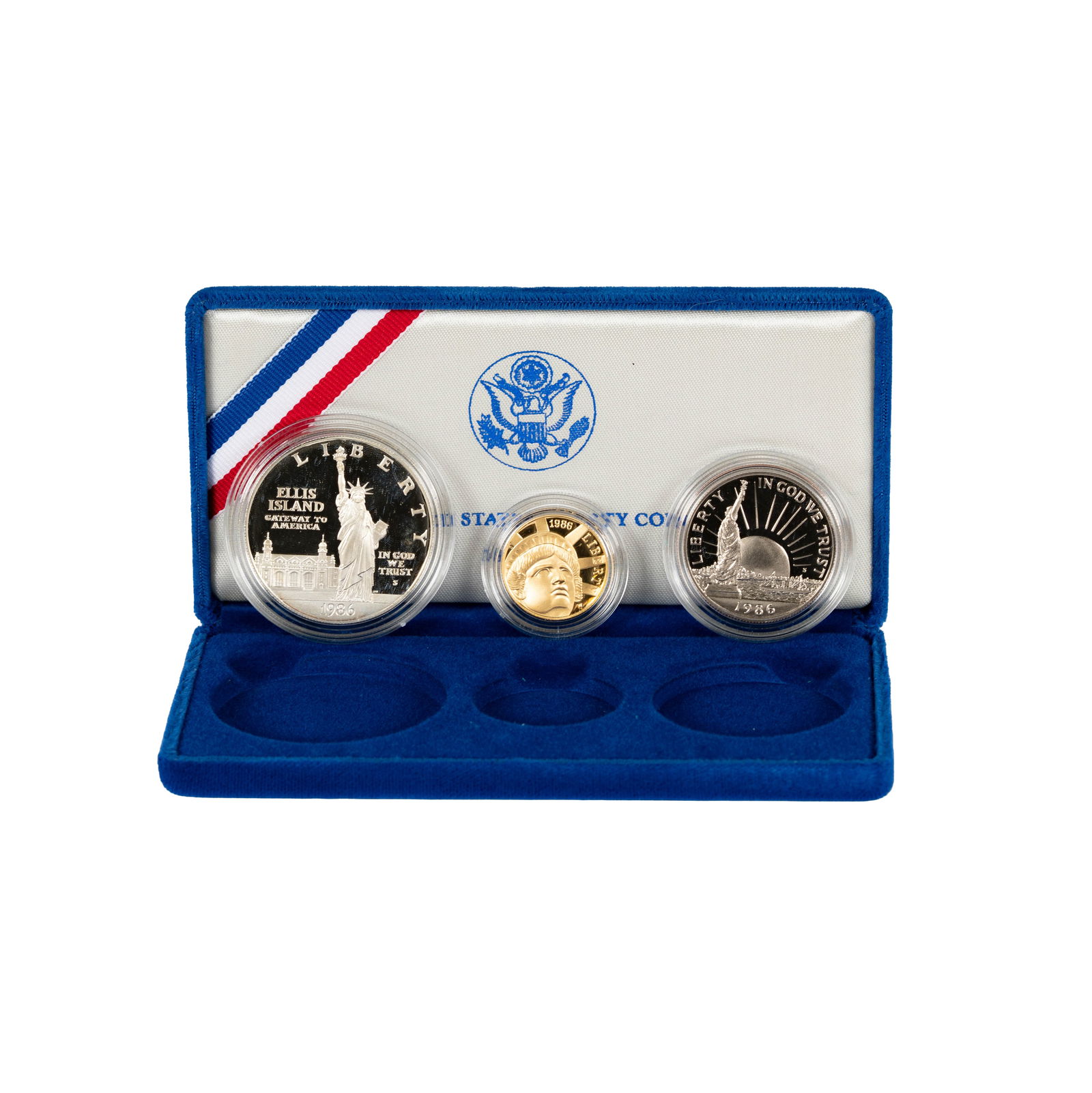 1986 United States Liberty Coins 3 coin set (1 of 9)