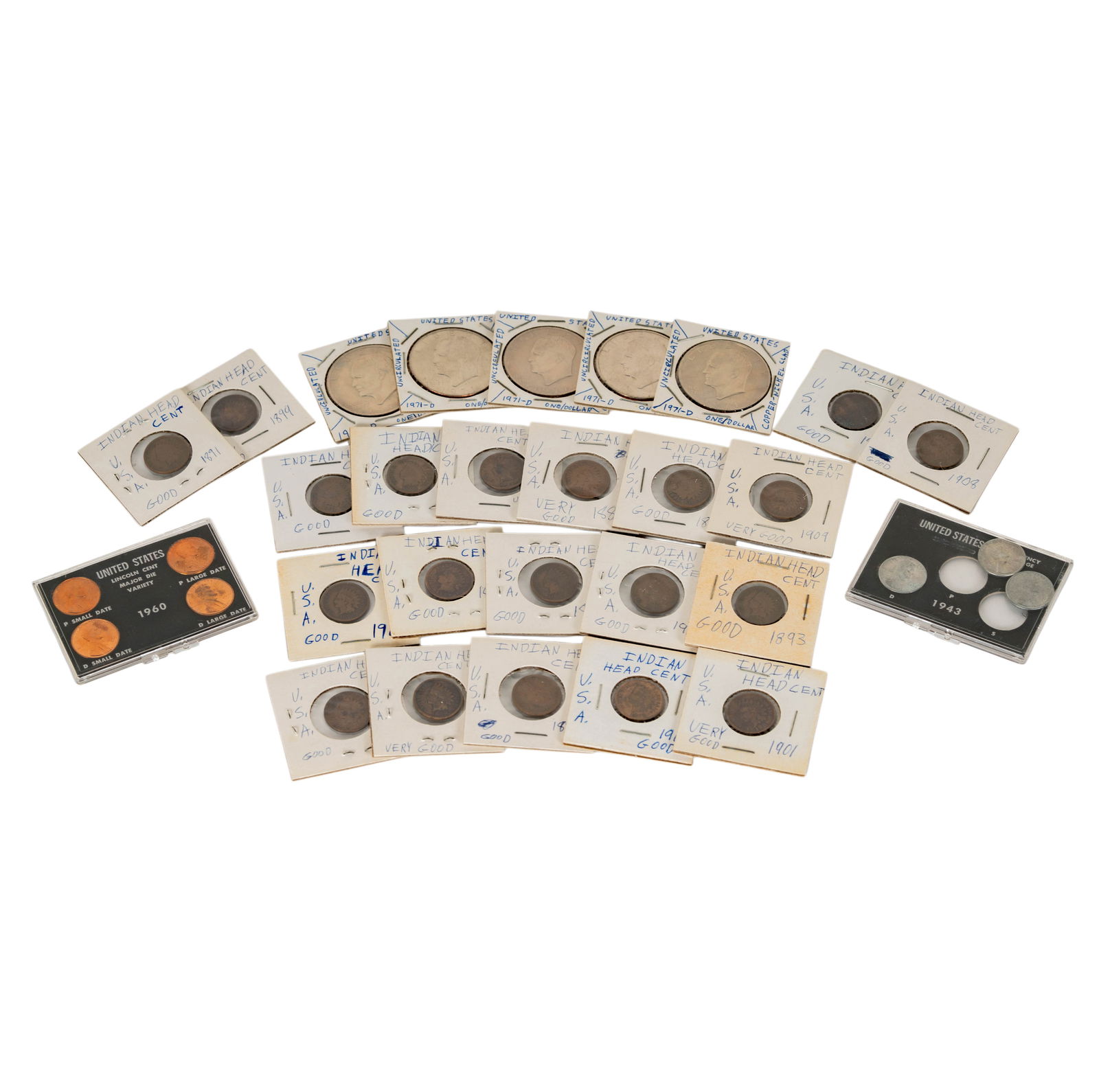 Collection of United States Decimal Coins (1 of 11)