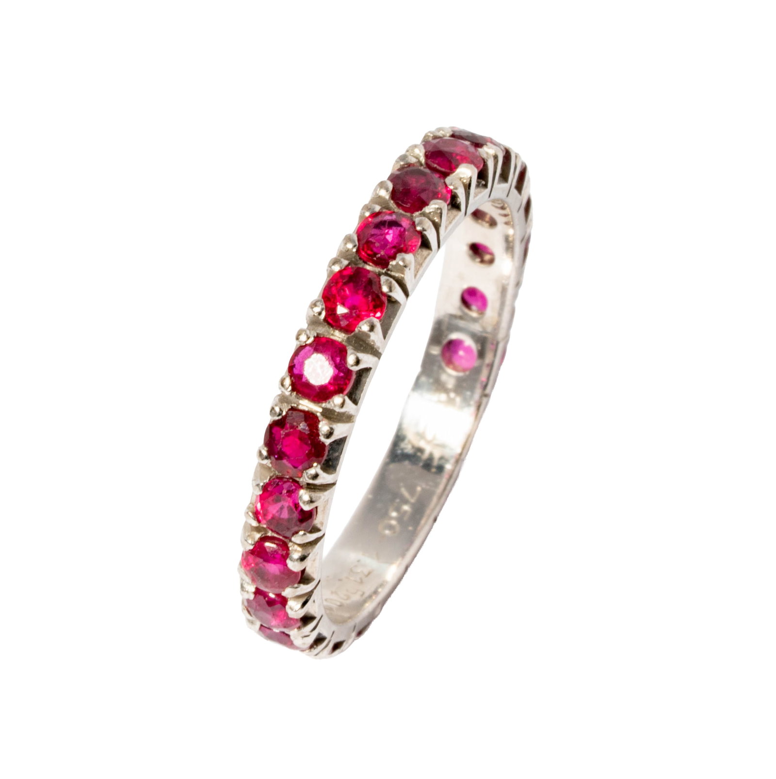 18 Karat White Gold Ruby Ring - 11